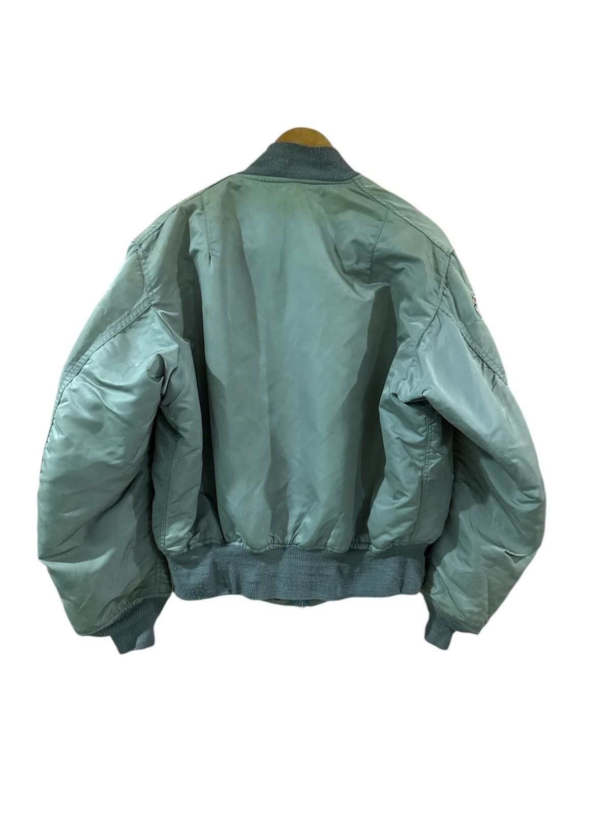 Alpha Industries × Vintage 🇺🇸 Vintage Alpha Industries Flyers Jacket Bomber Size US XL / EU 56 / 4 - 3 Thumbnail