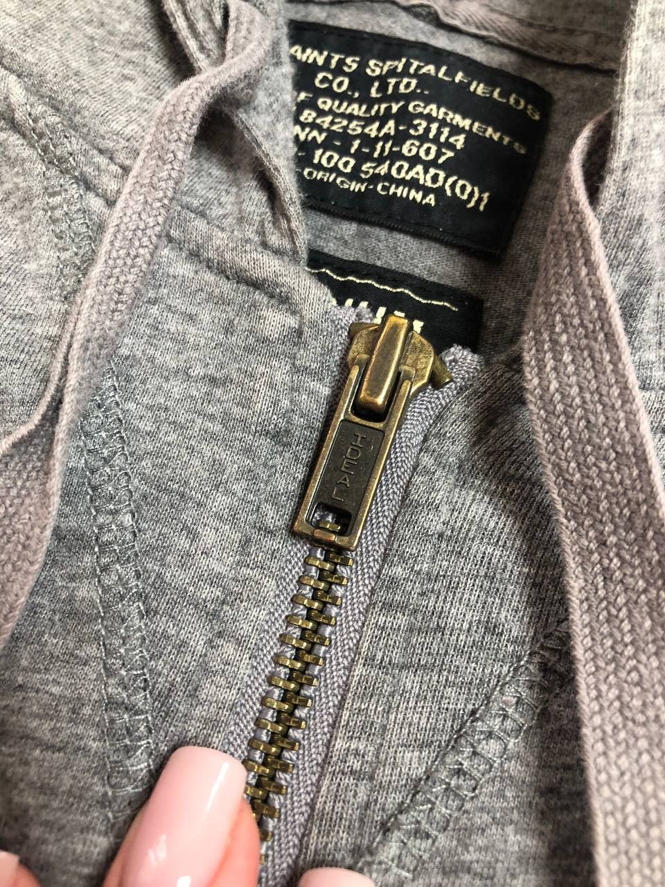 Allsaints × Vintage AllSaints AllSaints Faded Zip Raven Hoodie Y2K Hoody Size US M / EU 48-50 / 2 - 4 Thumbnail