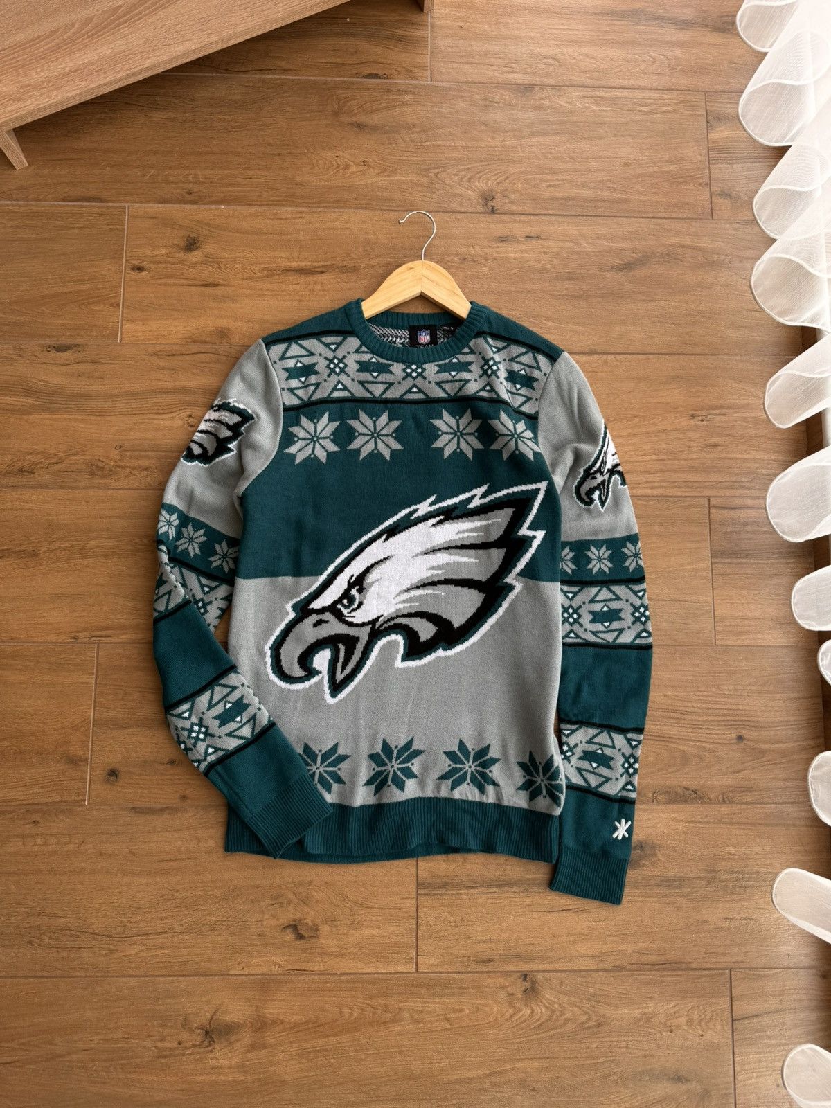 NFL × Starter NFL Team Philadelphia Eagles Christmas Sweater Size S / US 4 / IT 40 - 3 Thumbnail