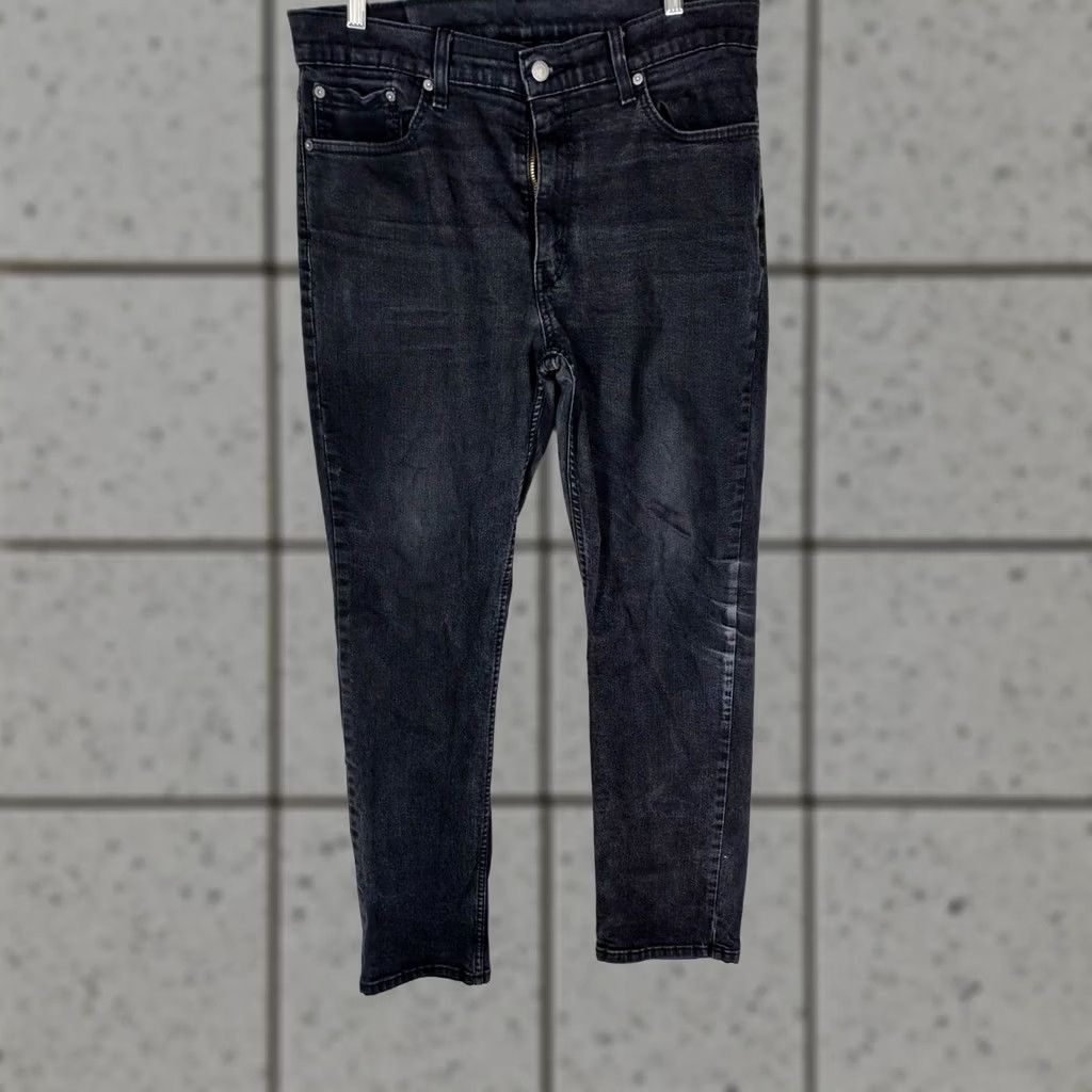 Levi's Levi's 511 Mens Straight Jeans Size 36x32 Dark Wash Black Denim Black Label Regular Stretch Cotton 5-Pocket Logo Vintage? No (adjusted) Size US 36 / EU 52 - 1 Thumbnail