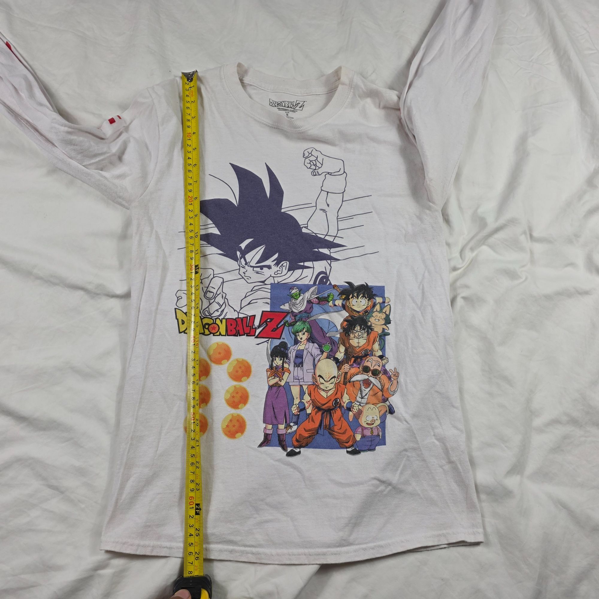Other Dragon Ball Z Mens Size Small White Graphic Shirt Anime Long Size US S / EU 44-46 / 1 - 7 Thumbnail