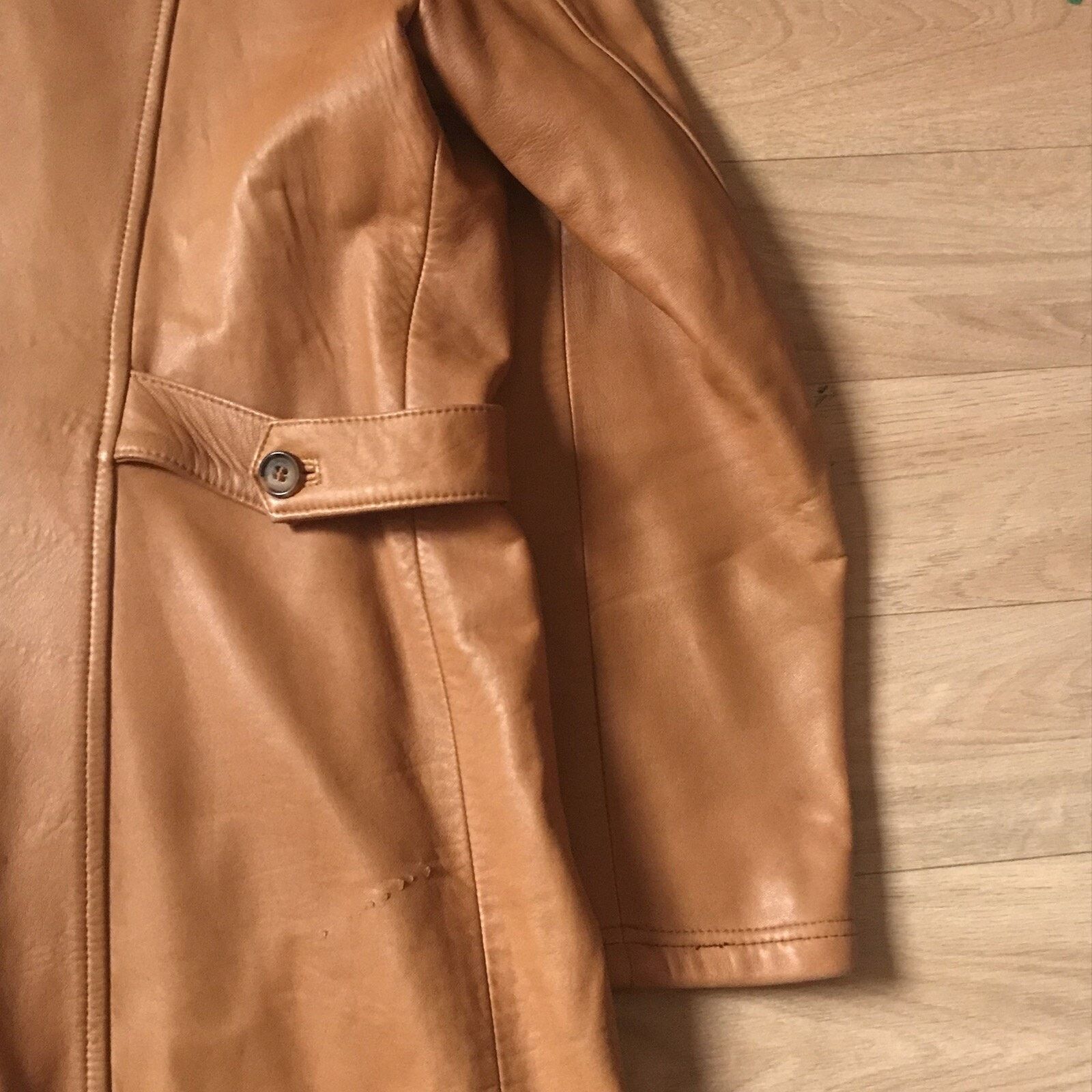 Burberry Burberry London Leather Jacket trench coat Overcoat ORANGE Size L / US 10 / IT 46 - 5 Thumbnail