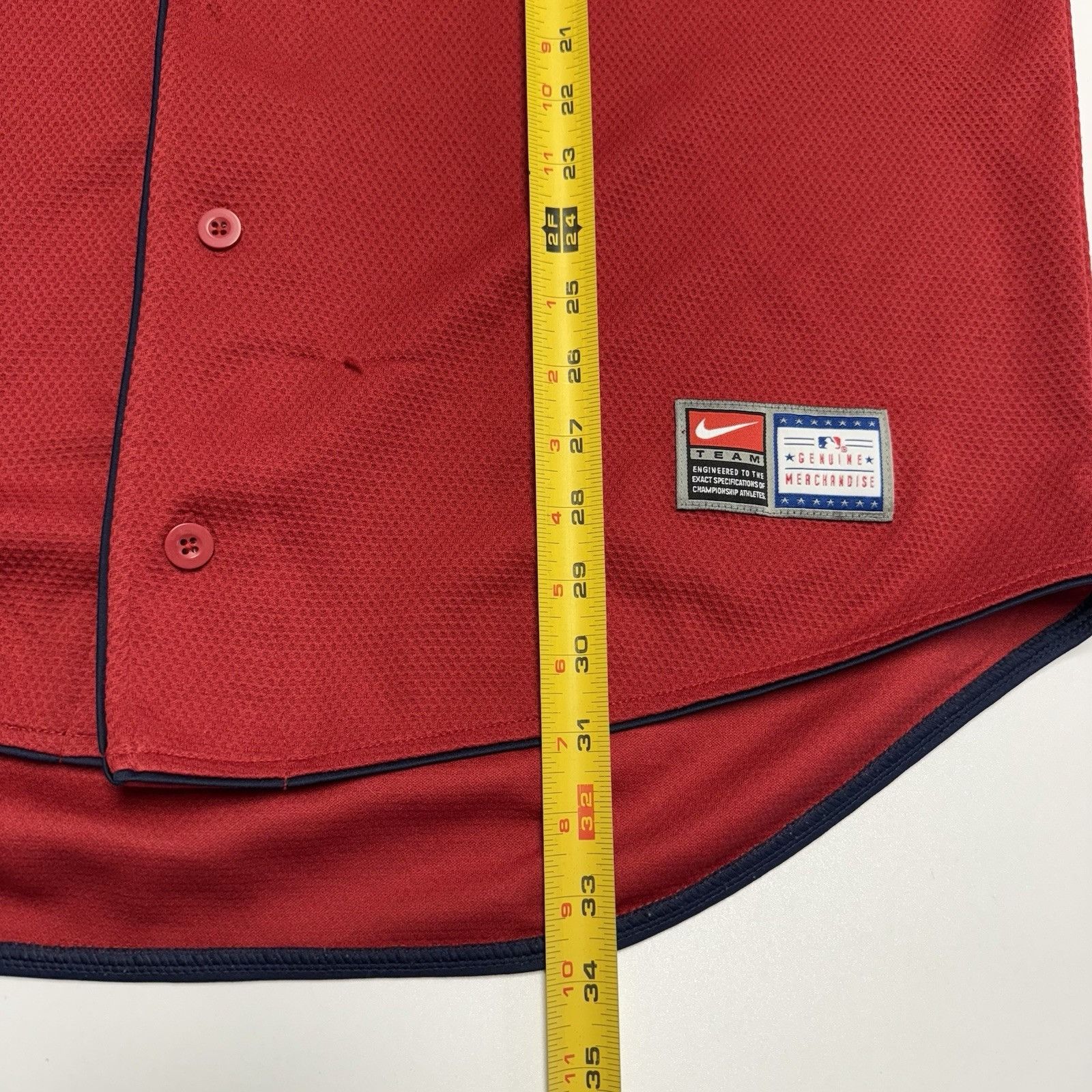 Nike Vintage Nike Anaheim Angels Baseball Jersey Mens Large Red Size US L / EU 52-54 / 3 - 11 Thumbnail