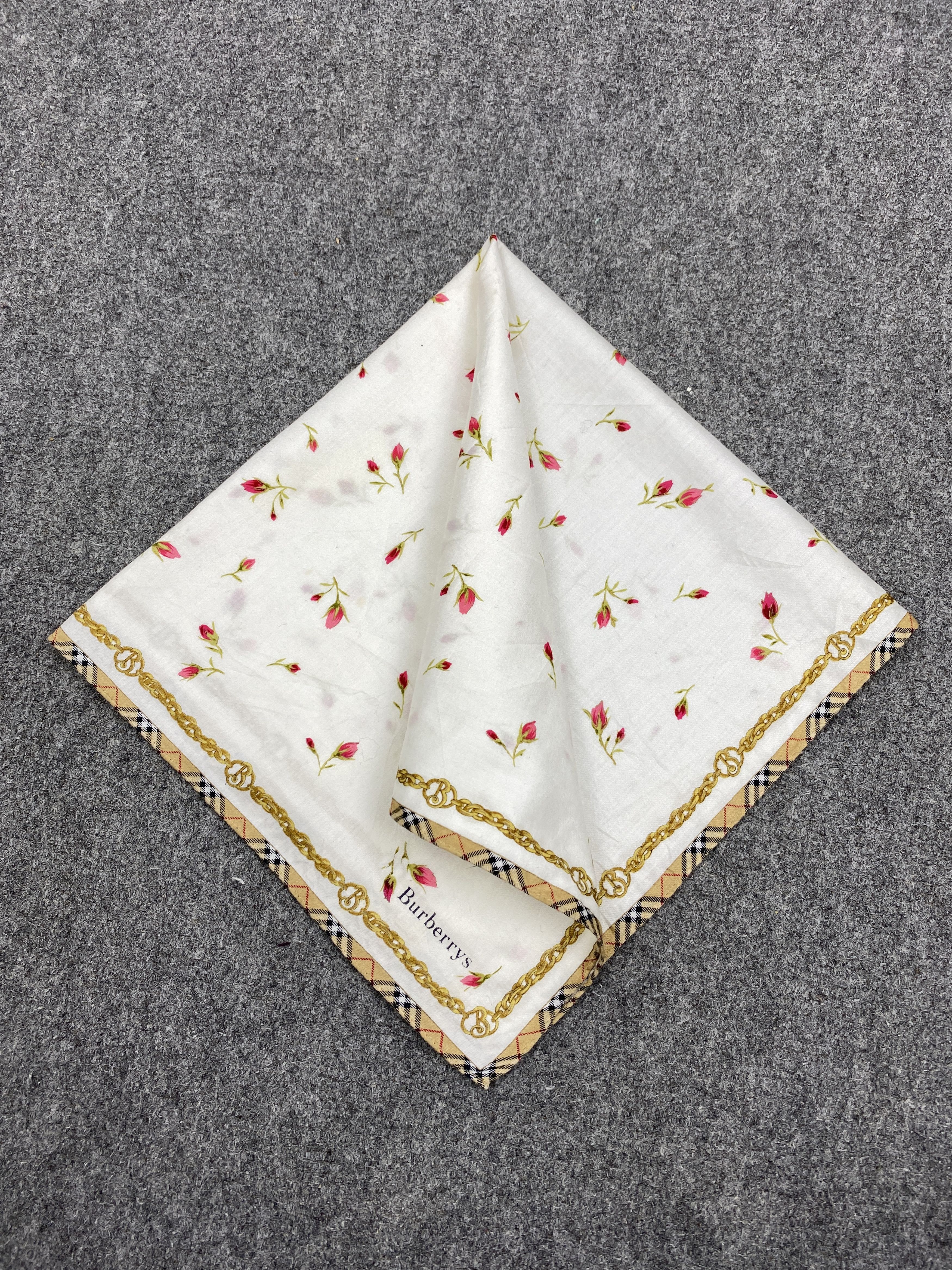 Burberry Burberrys Handkerchief / Bandana / Neckerchief HKC0246 Size ONE SIZE - 3 Thumbnail