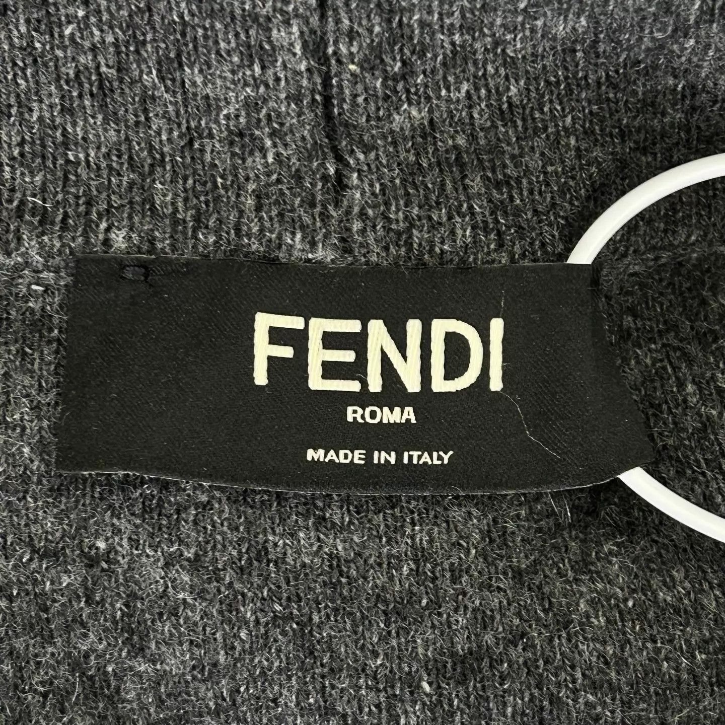 Fendi Fendi New Gray Cashmere Wool Blend Hooded Cardigan 44 Size US S / EU 44-46 / 1 - 3 Thumbnail