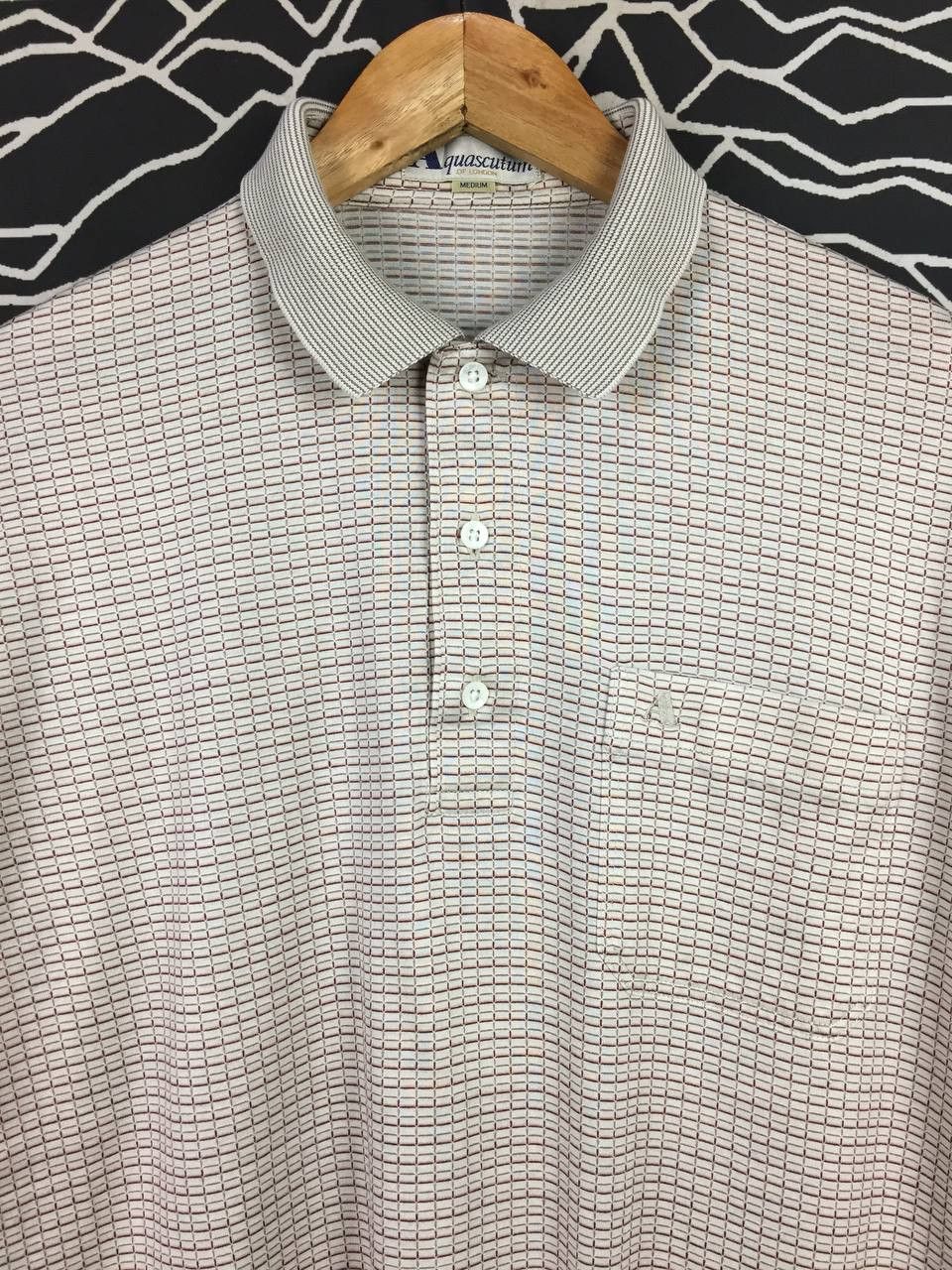 Aquascutum Aquascutum Of London Made In Japan Classic Checked Polo Tee Size US M / EU 48-50 / 2 - 3 Thumbnail