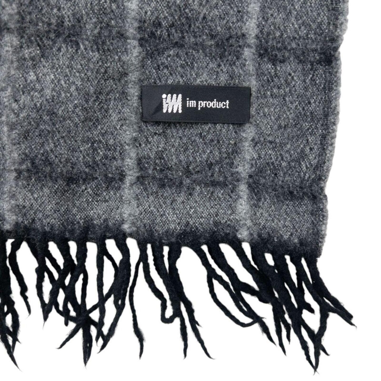 Issey Miyake Vintage 2000s Issey Miyake Checkered Wool Tassel Scarf Size ONE SIZE - 5 Thumbnail