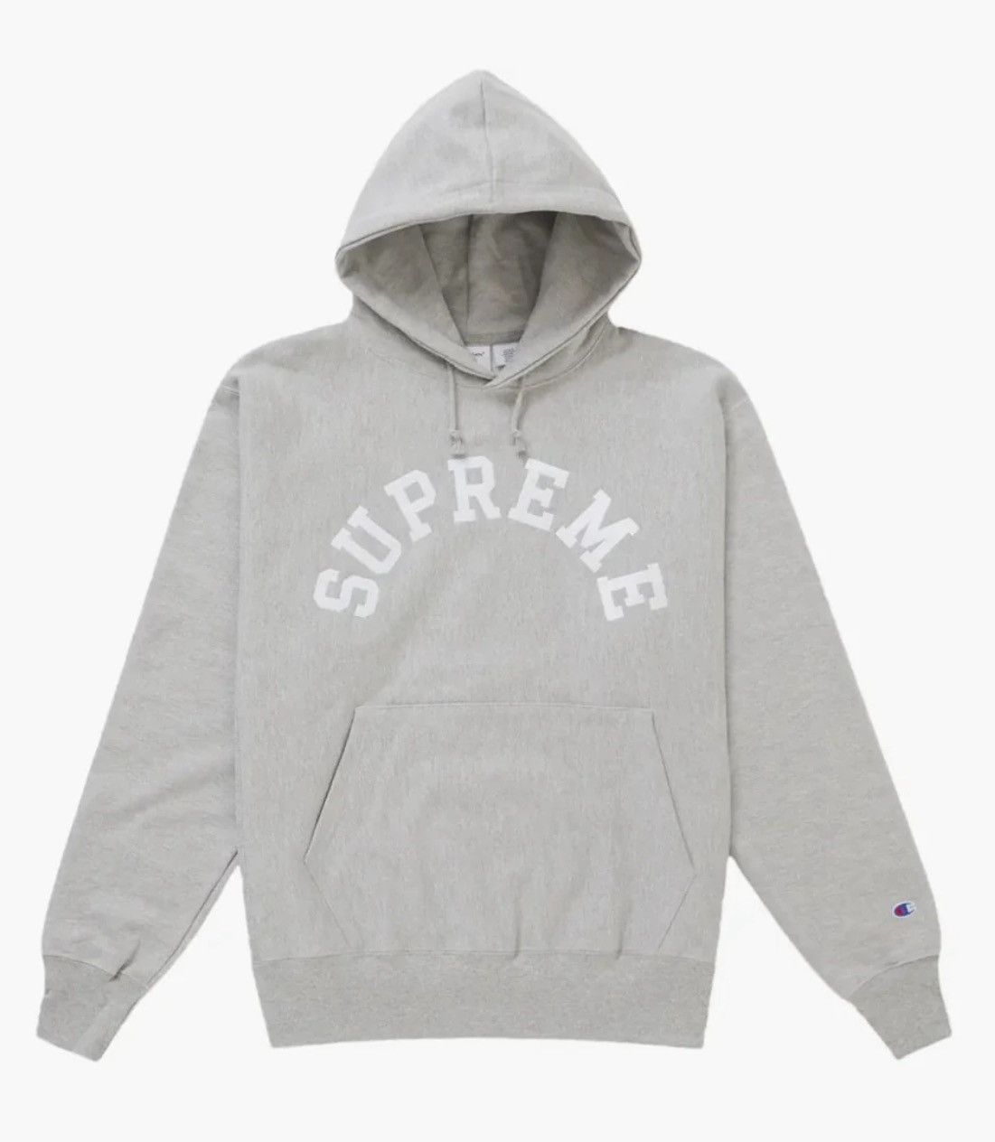 Champion × Supreme Supreme x Champion Hooded Sweatshirt Grey Size US M / EU 48-50 / 2 - 1 Thumbnail