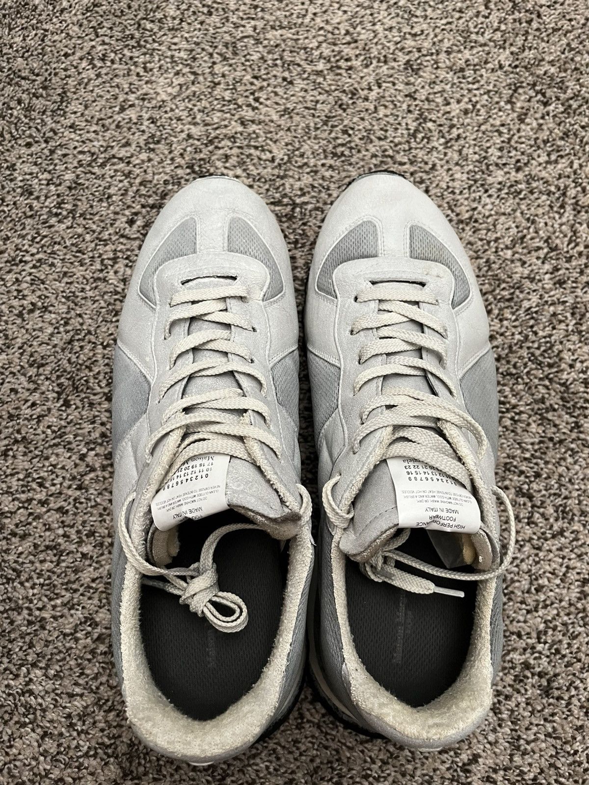 Maison Margiela MAISON MARGIELA 22 PAINTED RETRO RUNNER SNEAKER 43 Size US 10 / EU 43 - 4 Thumbnail