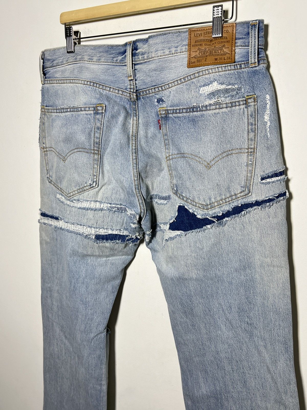 Levi's levi’s 551 ripped boro jeans Size US 36 / EU 52 - 6 Thumbnail