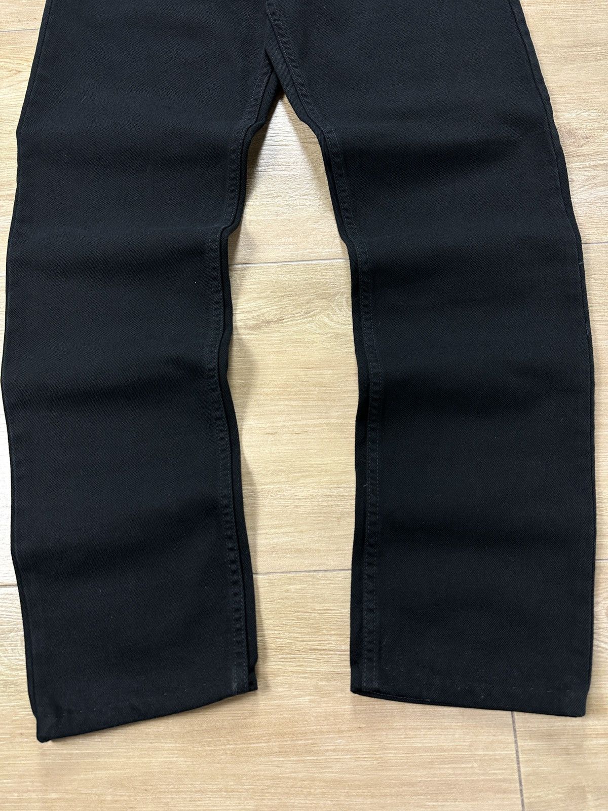 Levi's × Vintage Vintage 90’s Levi's 521 Black Denim Jeans Size US 34 / EU 50 - 7 Thumbnail