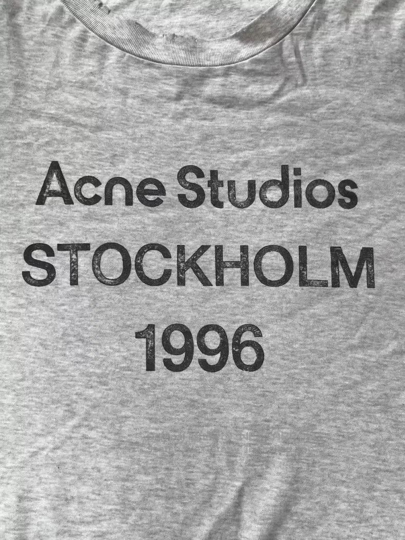 Acne Studios Acne Studios 1996 series letter print casual round neck sh Size M / US 6-8 / IT 42-44 - 3 Thumbnail