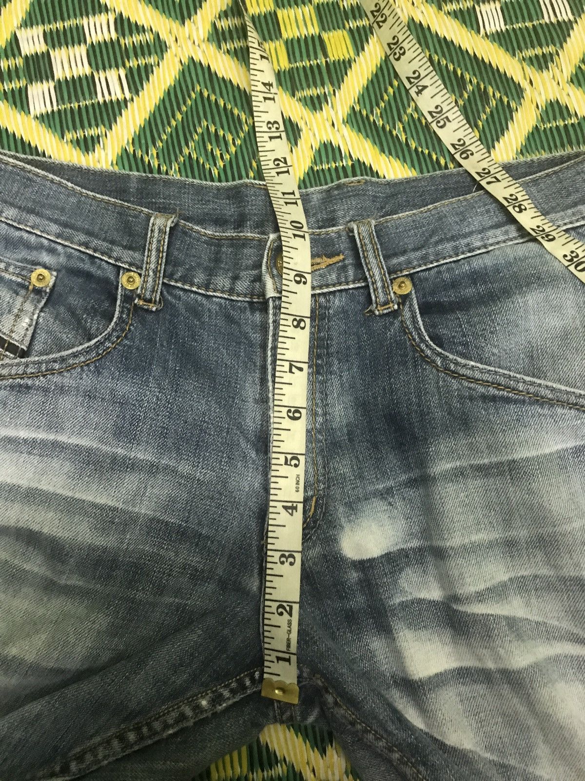 If Six Was Nine × Japanese Brand ‼️‼️distressed gold line APESTEIN very rare Size US 34 / EU 50 - 13 Thumbnail