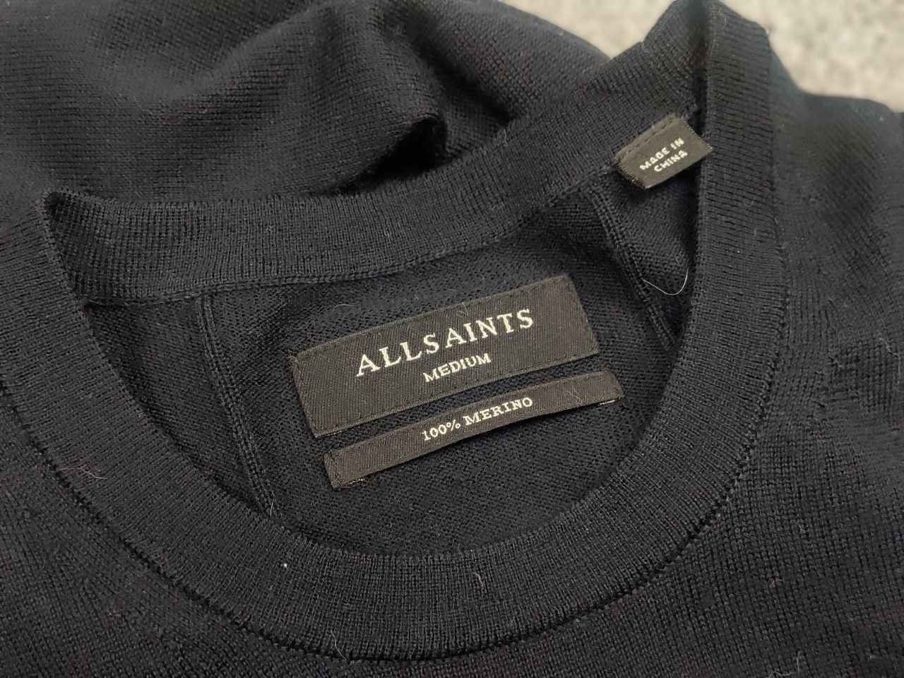 Allsaints Allsaints mode merino crew Light Navy Blue Sweater Size US M / EU 48-50 / 2 - 13 Thumbnail