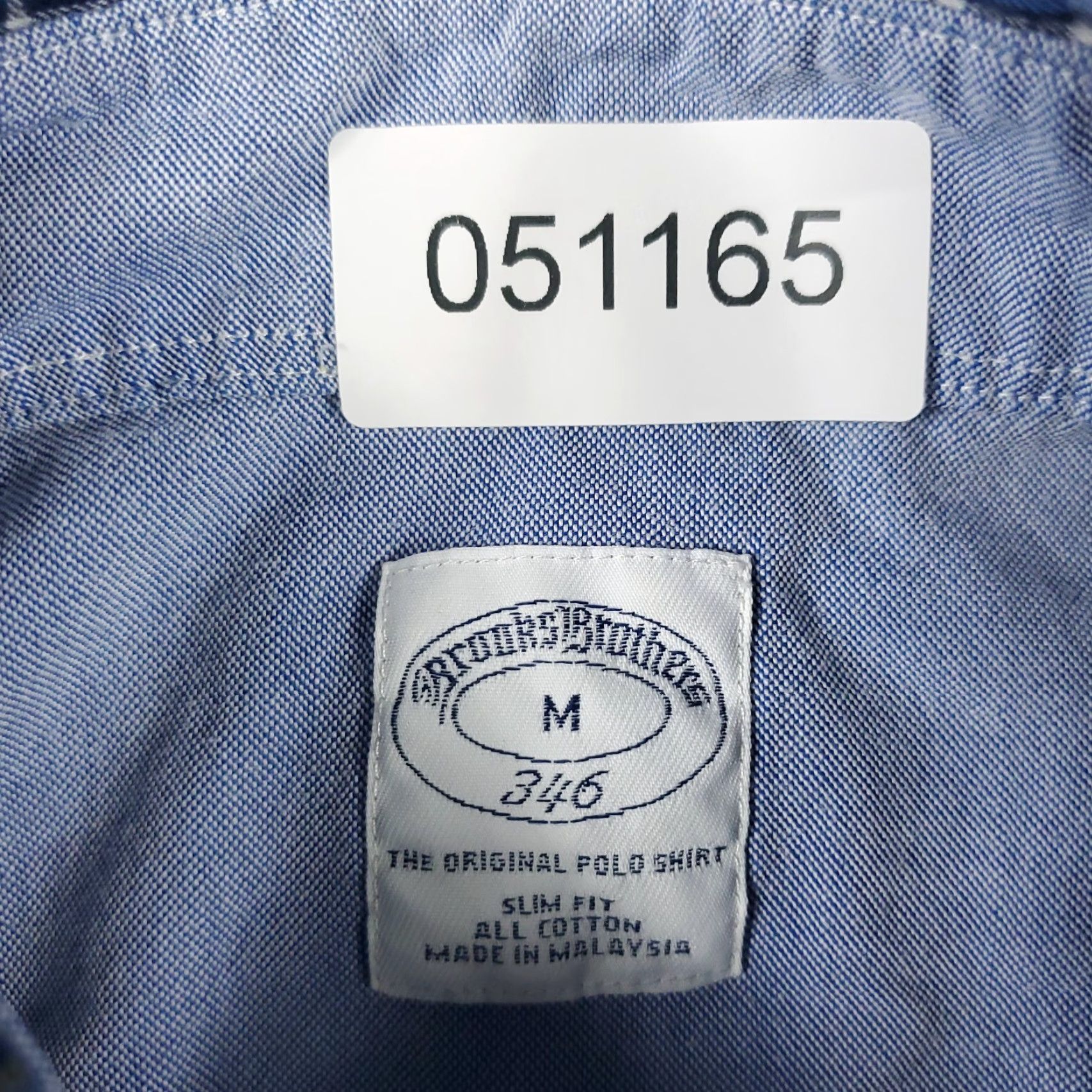 Brooks Brothers Brooks Brothers Button-Up Shirt Mens Medium Blue Plaid Long Sleeve Regular Fit Size US M / EU 48-50 / 2 - 6 Thumbnail