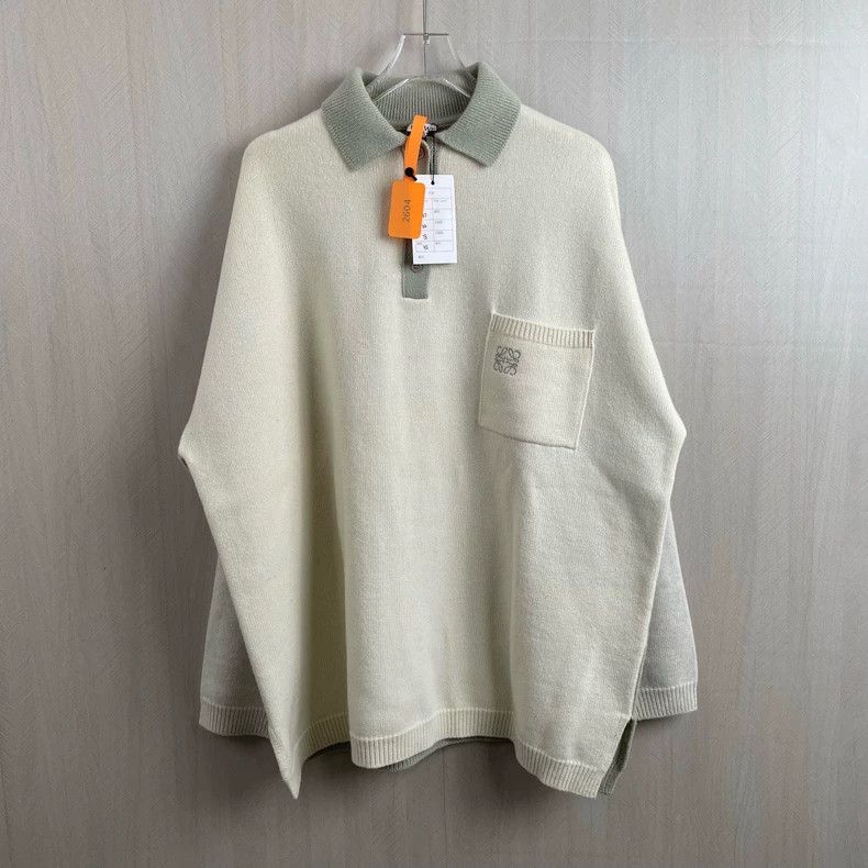 Loewe Loewe Color Block Wool Polo Shirt Size US S / EU 44-46 / 1 - 1 Thumbnail