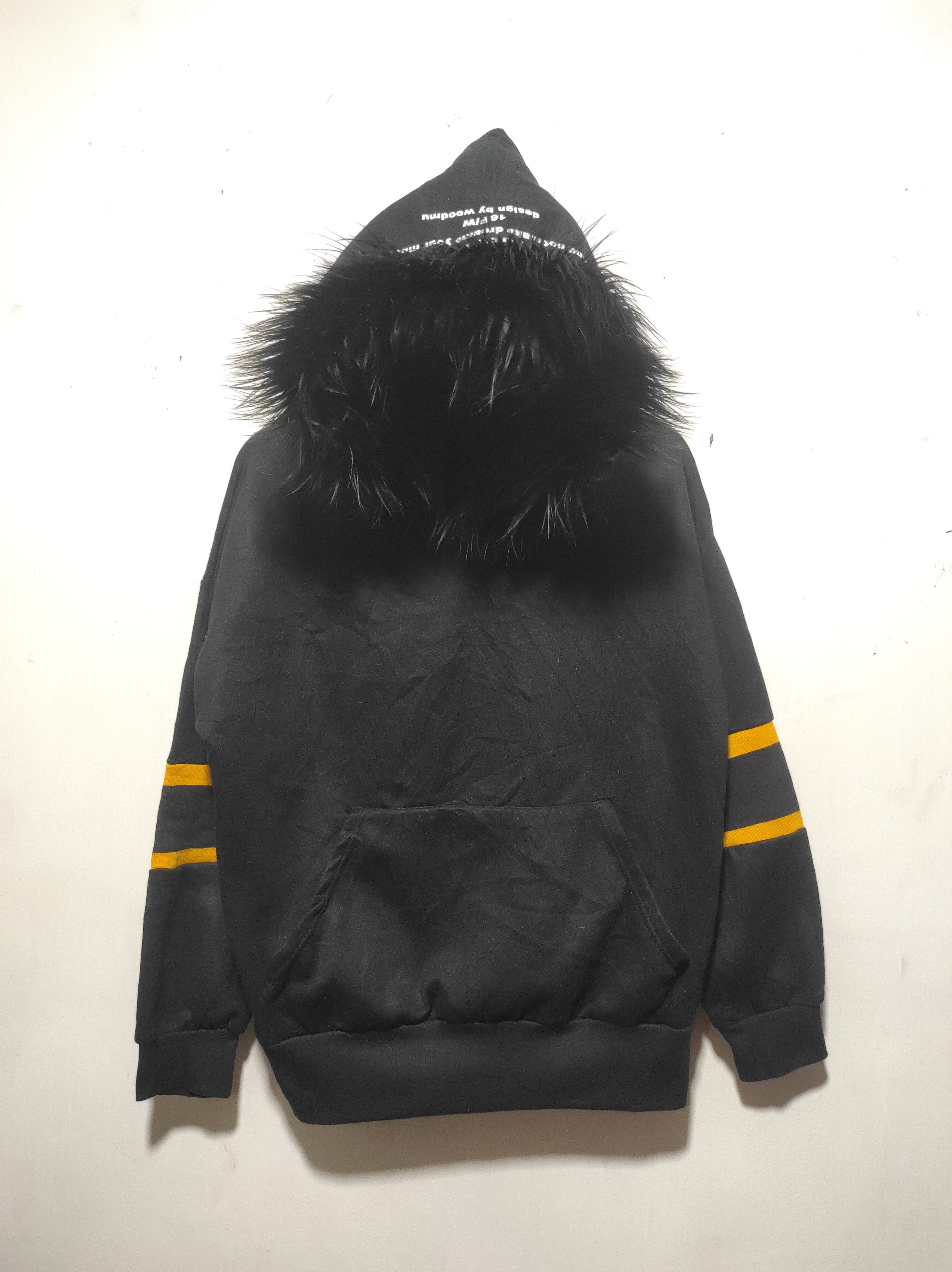 If Six Was Nine Black Fur Hoodie IfSixWasNine LGB style Size US L / EU 52-54 / 3 - 2 Thumbnail
