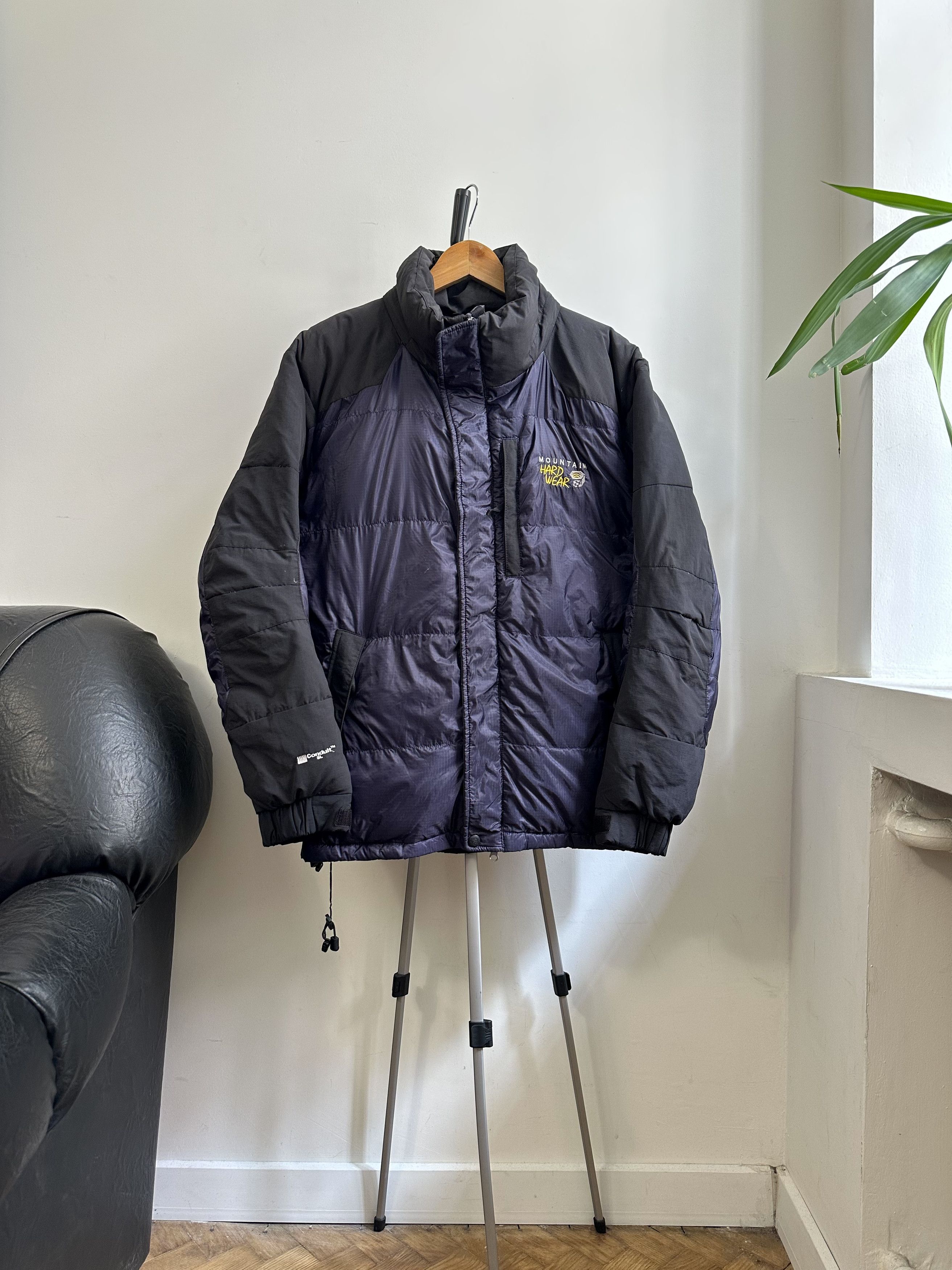 Mountain Hardwear Purple Black Puffer Down Jacket Men's M