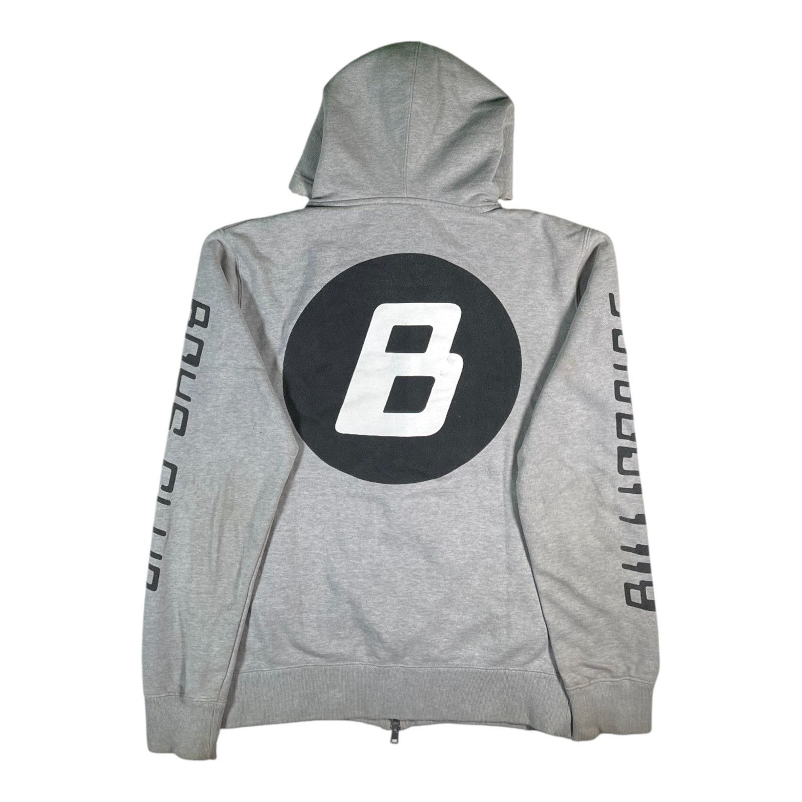 Billionaire Boys Club Billionaire Boys Club Grey Zip Up Hoodie Size US M / EU 48-50 / 2 - 2 Thumbnail