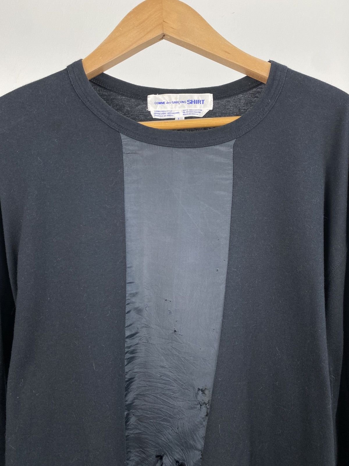 Comme des Garcons Vintage 1992 Comme des Garcons Shirt Inlay Shirt Size US L / EU 52-54 / 3 - 3 Thumbnail