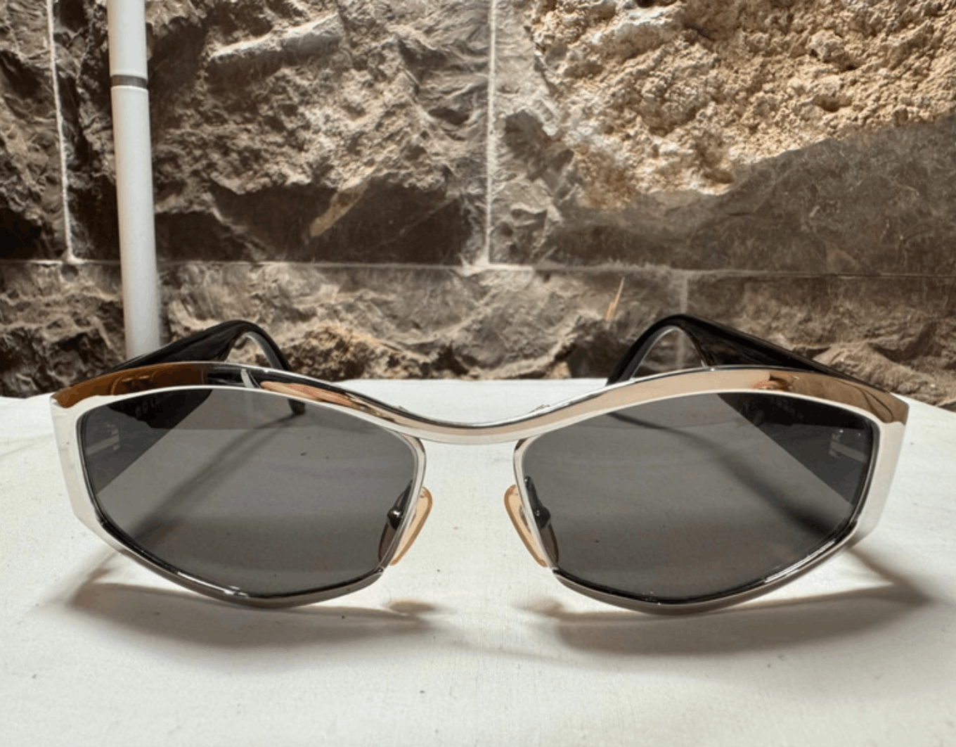 Christian Dior Monsieur × Dior × Vintage Dior Sunglasses Wrap Shield Ski Mask Pop CD RI859 Size ONE SIZE - 4 Thumbnail