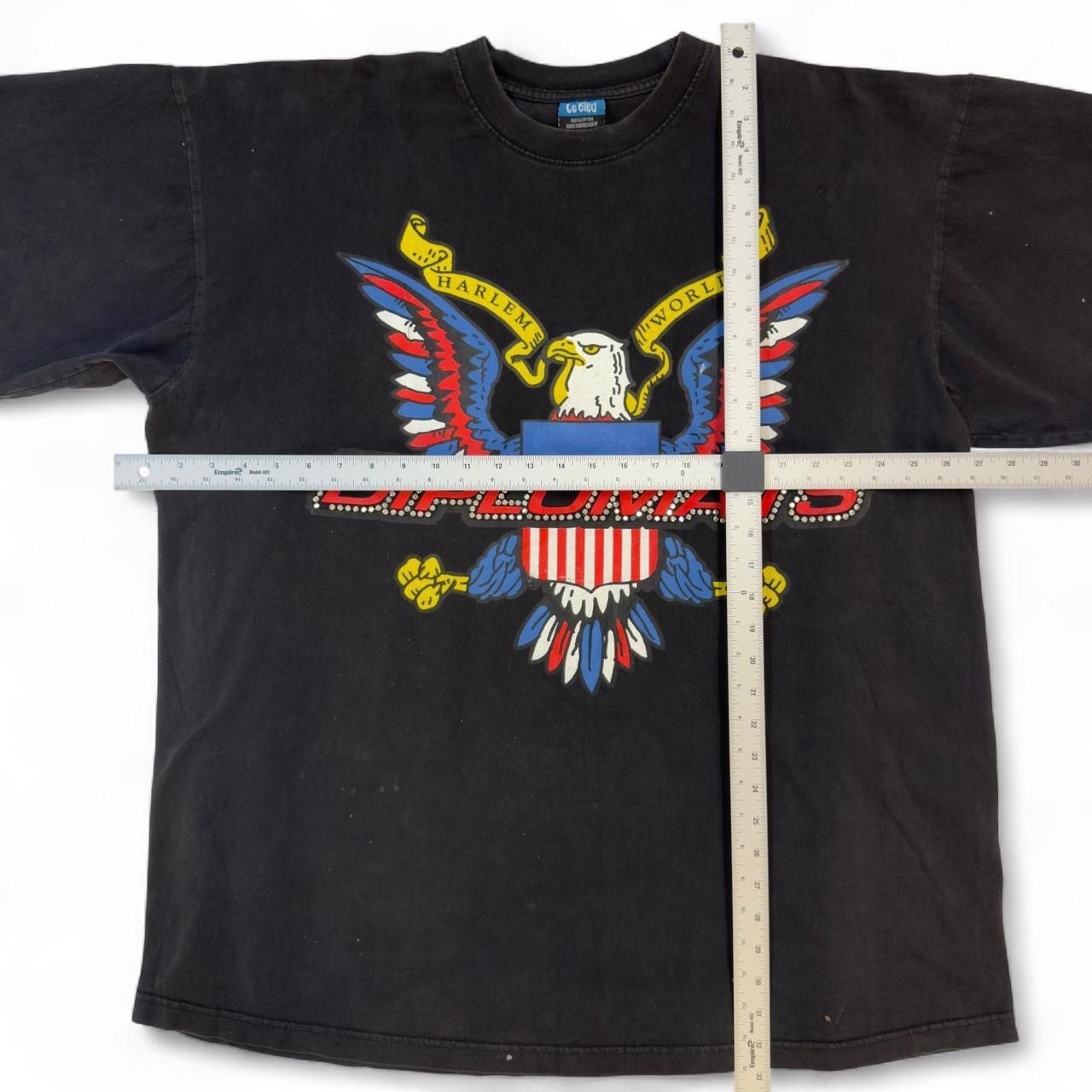 Vintage Harlem World Diplomats black cotton t-shirt #HipHop Size US XXL / EU 58 / 5 - 5 Thumbnail