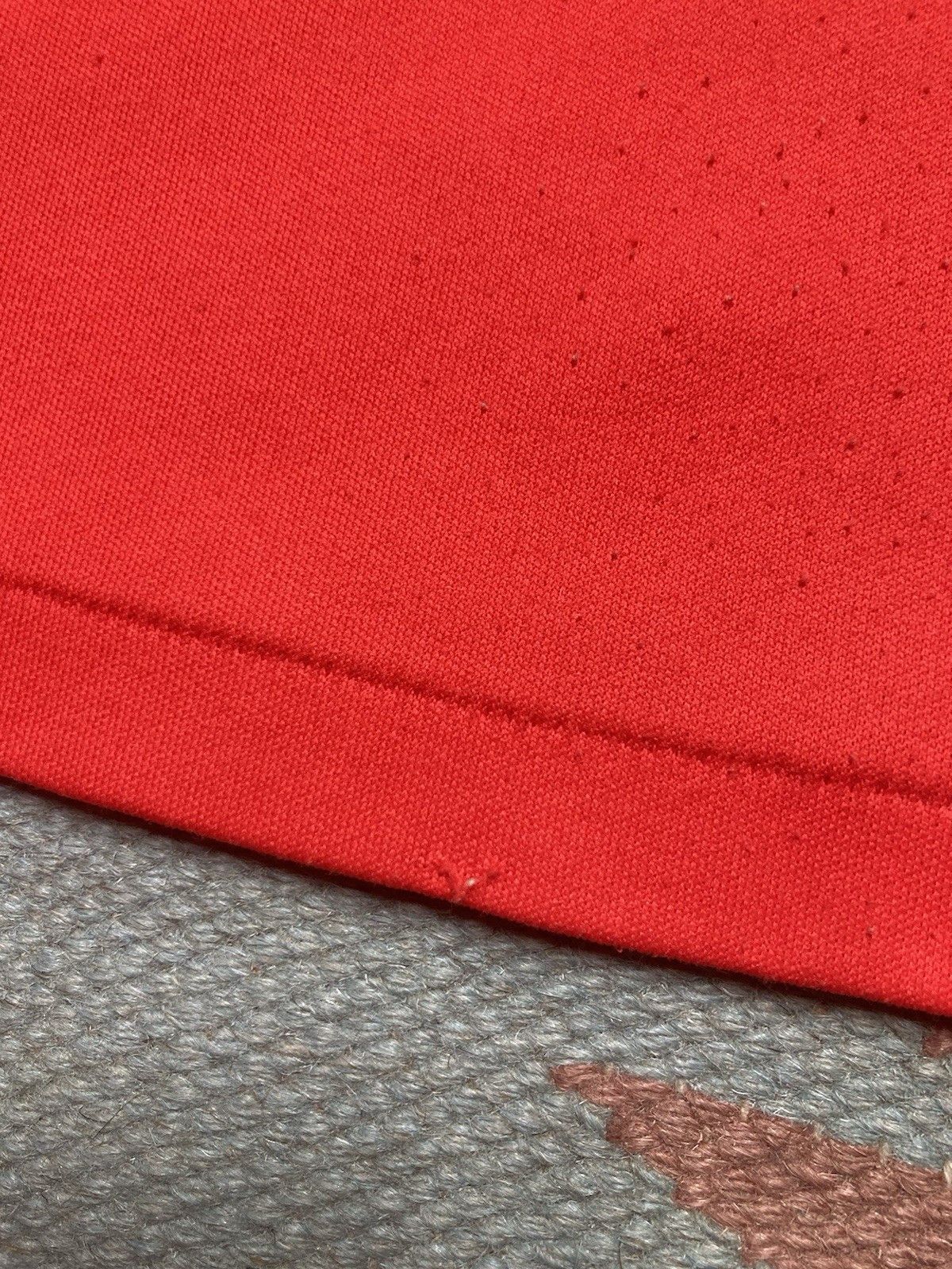 Vintage 70s tank top T shirt textured polyester blank red boxy large Size US L / EU 52-54 / 3 - 3 Thumbnail