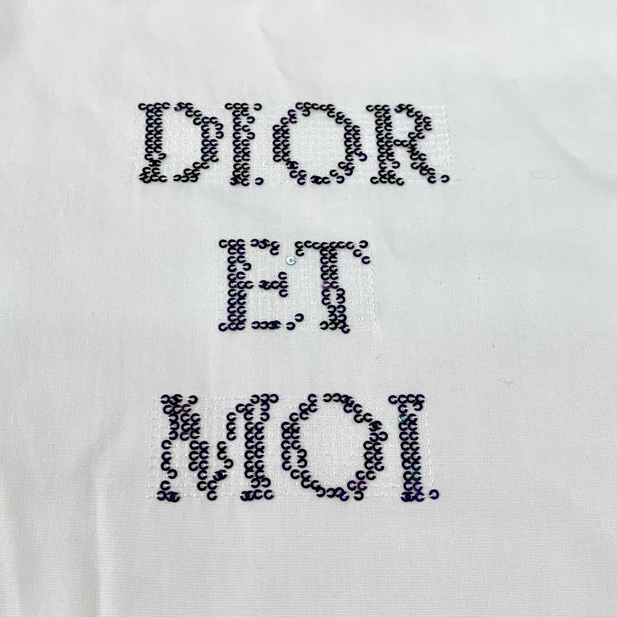 Dior Dior White Cotton & Polyester Embroidered Button-Down Shirt Size S / US 4 / IT 40 - 5 Thumbnail
