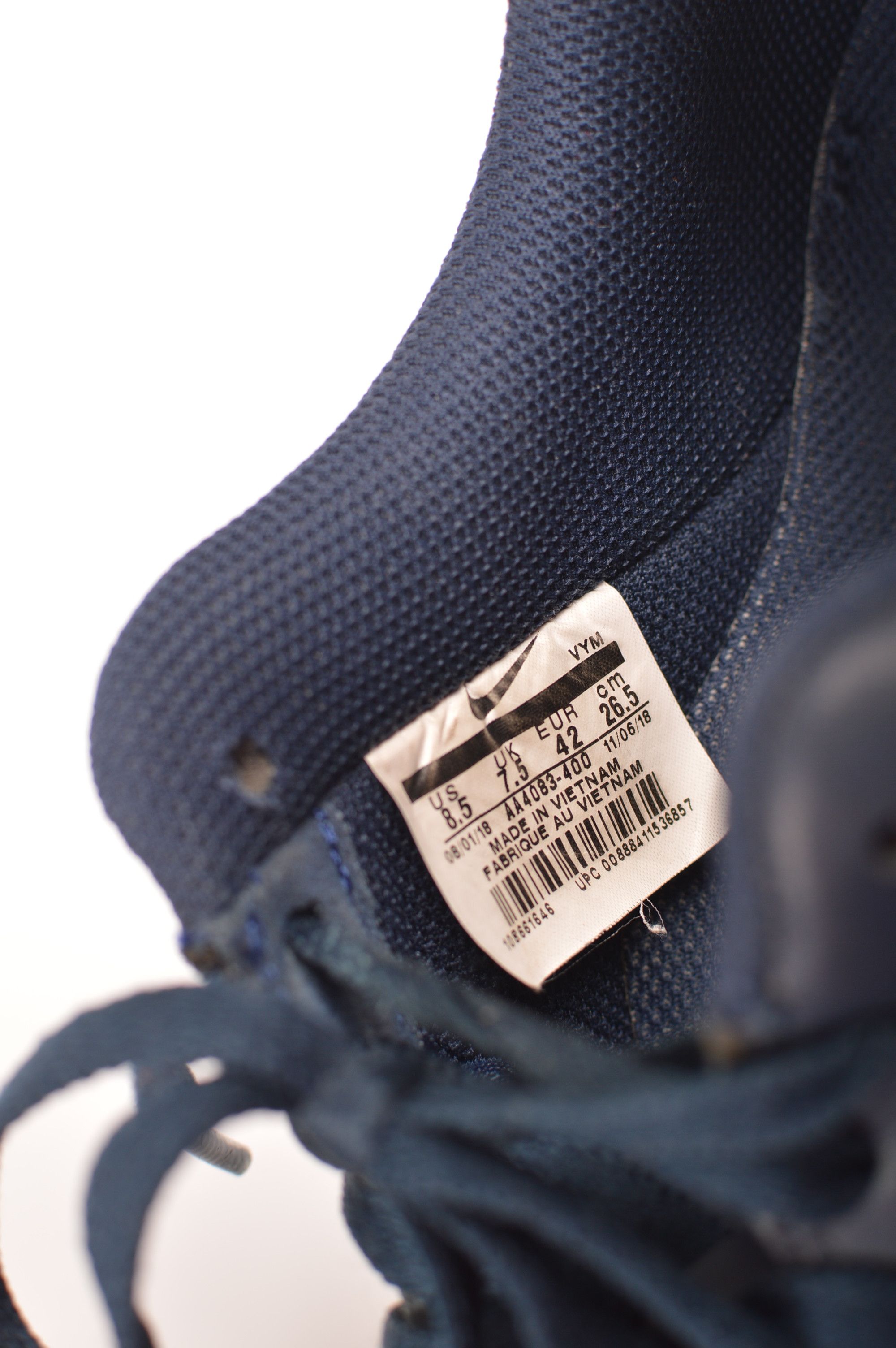 Nike Air Force 07 Obsidian Blue Sneakers