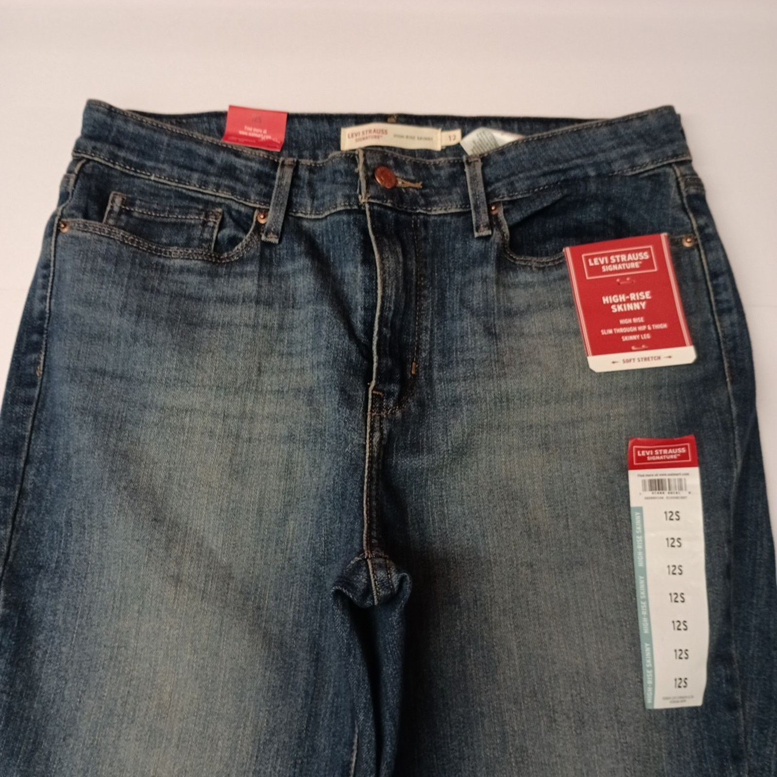 Levi's Levi Signature High Rise Skinny Jeans Women's Size 12S 31x28 Size 34" / US 12 / IT 48 - 4 Thumbnail