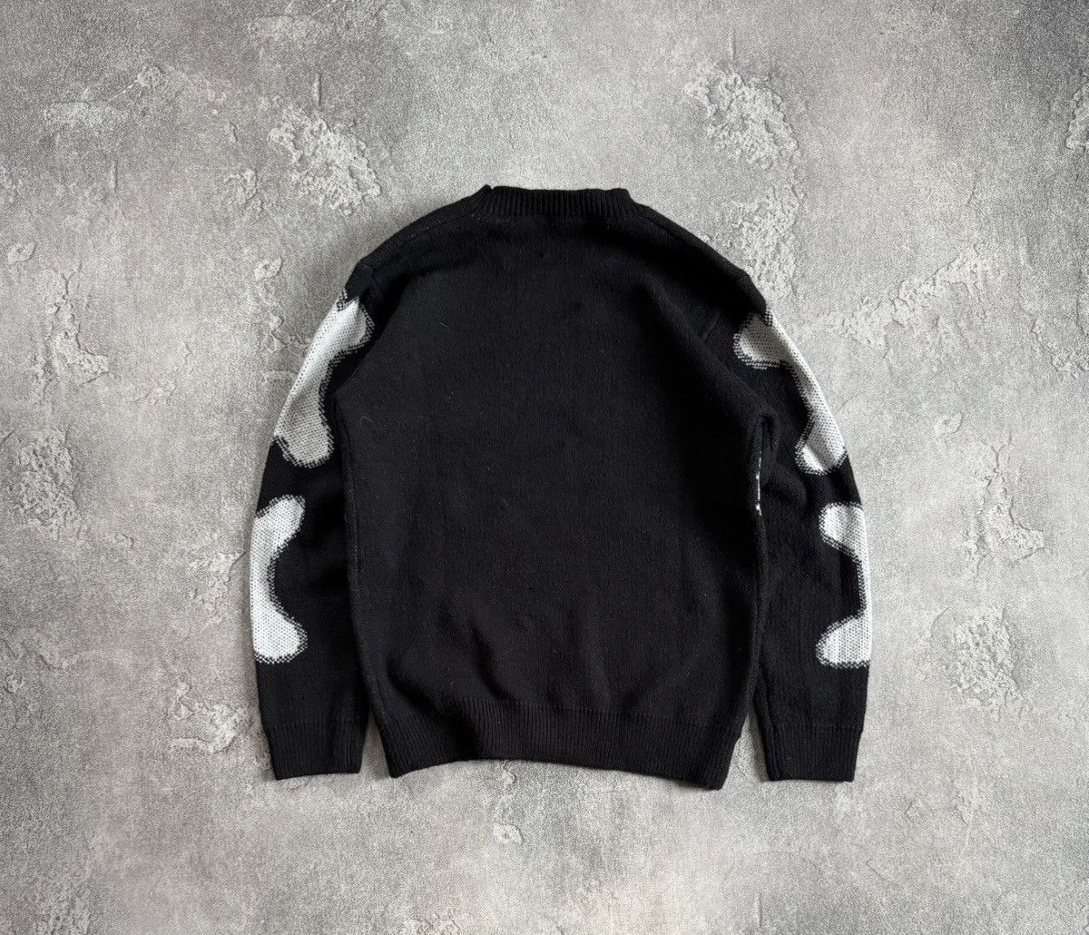 Japanese Brand Skeleton 🩻 💀 rentgen bones 🦴 sweater jumper pullover y2k Size US M / EU 48-50 / 2 - 9 Thumbnail