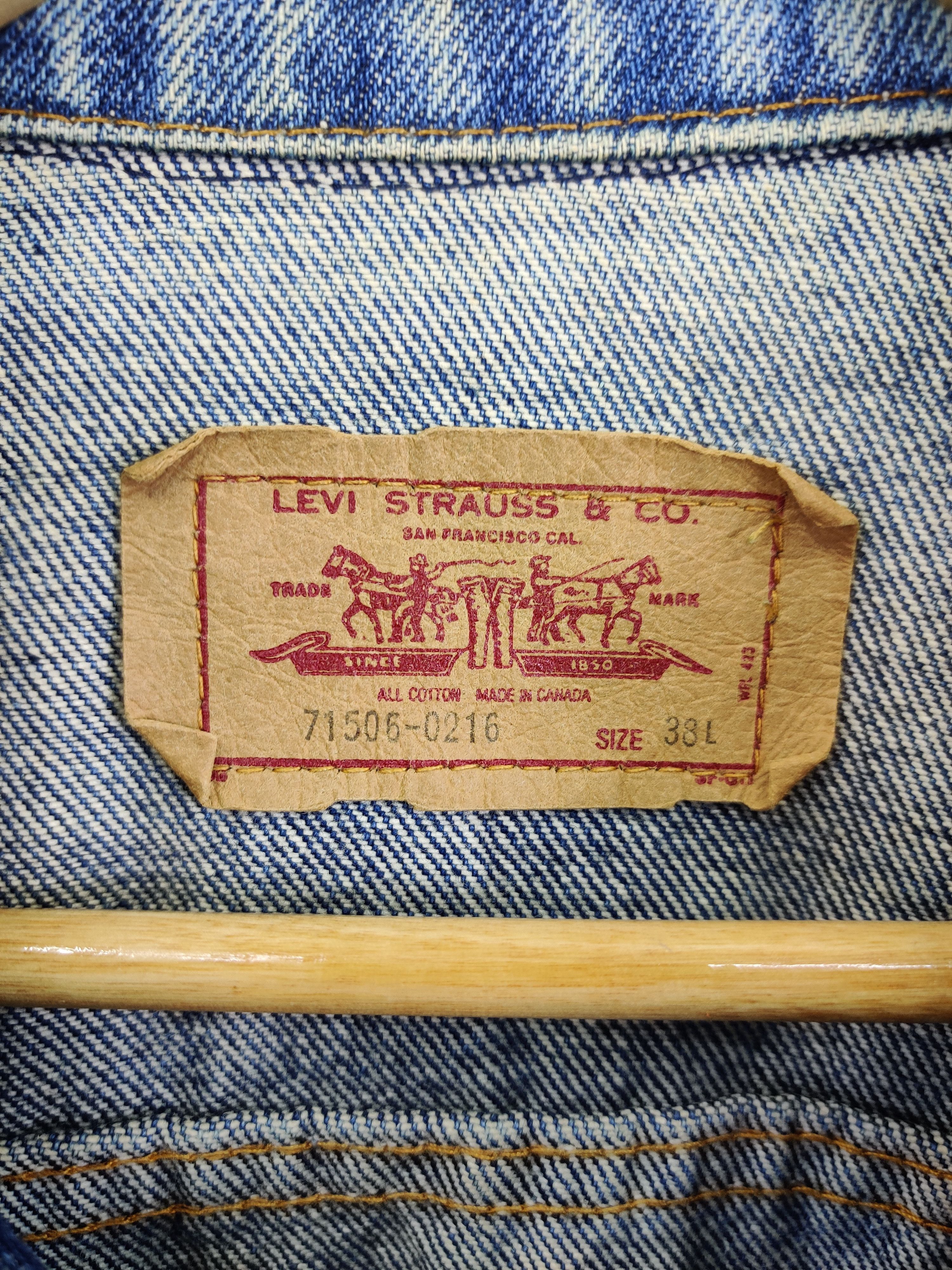 Levi's Vintage Clothing Vintage 90s Levi's 71506 Denim Trucker Jacket Size US M / EU 48-50 / 2 - 13 Thumbnail