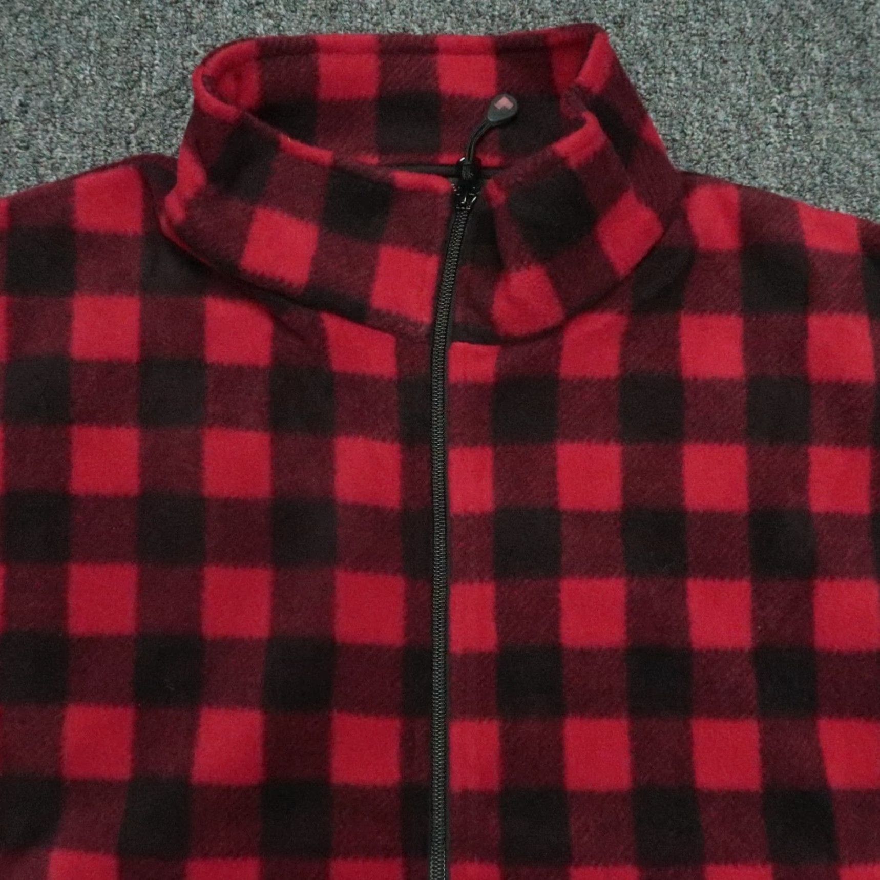 Vintage VINTAGE Woolrich Vest Mens XL Red Black Buffalo Plaid Andes Full Zip Pockets NWT Size US XL / EU 56 / 4 - 2 Thumbnail