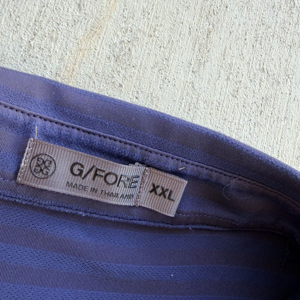 G/FORE G Fore Golf Polo Shirt Men Size 2XL Navy Blue Stripesd Size US XXL / EU 58 / 5 - 4 Thumbnail