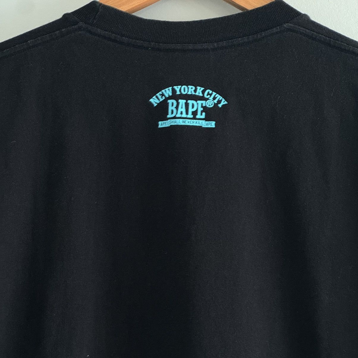 Bape OG Bape College Logo NYC New York Tee Tiffany Size US L / EU 52-54 / 3 - 6 Thumbnail