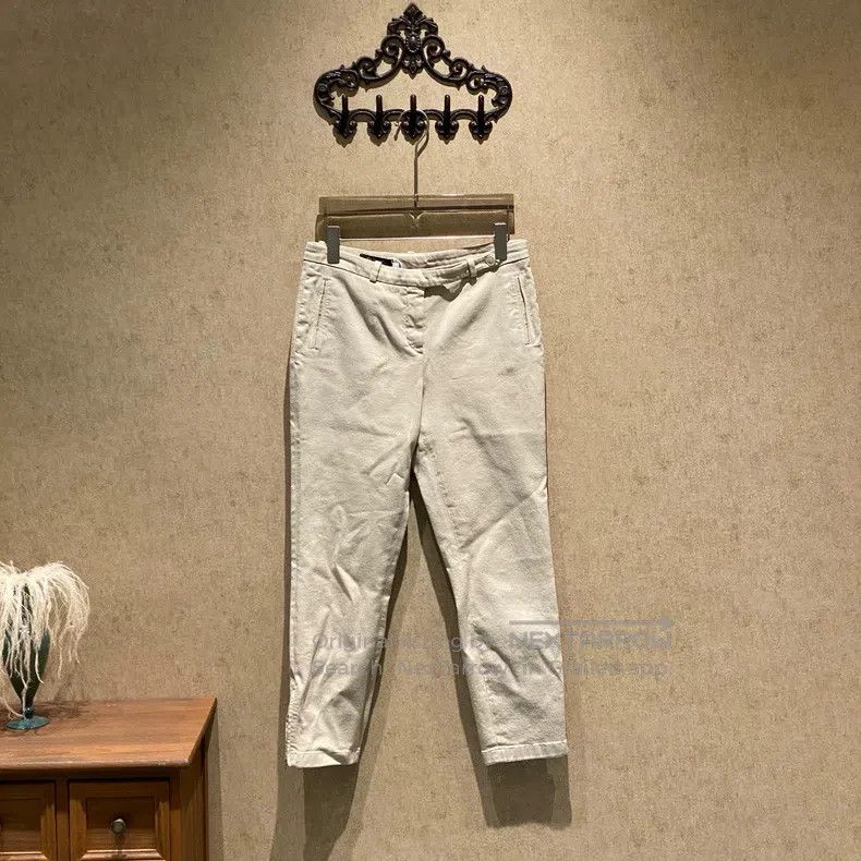 Loro Piana Loro Piana Khaki Long Pants Size 27" / US 4 / IT 40 - 1 Thumbnail