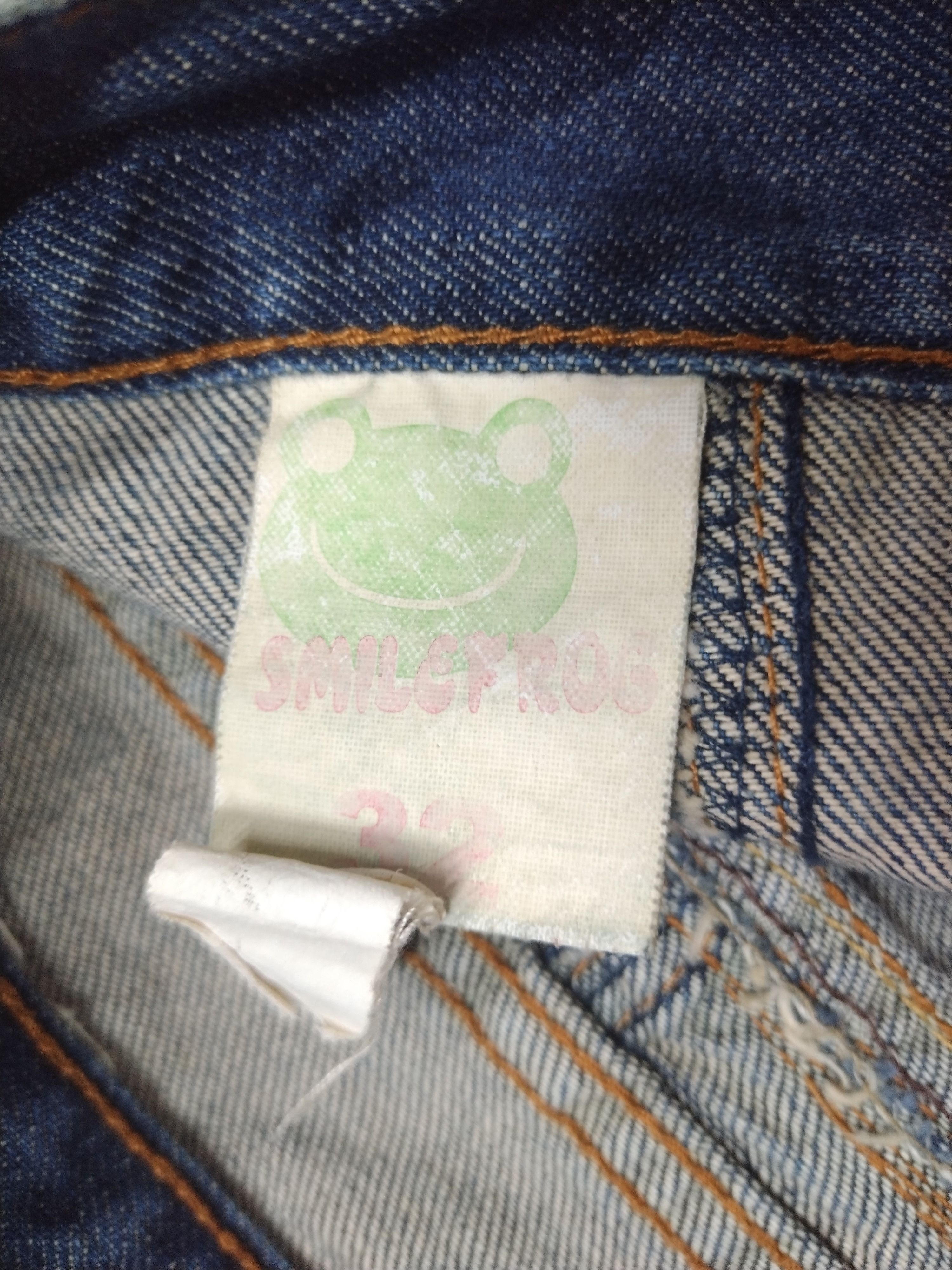Seditionaries Crazy acid wash jeans Punk Goth Distressed Smile Frog Jeans Size US 32 / EU 48 - 8 Thumbnail