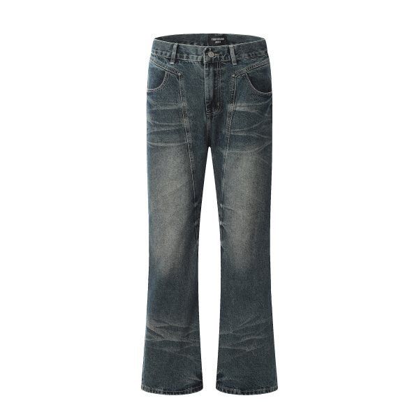 Japanese Brand × Jean High street washed distressed ripped flared jeans y2k Size US 32 / EU 48 - 1 Thumbnail
