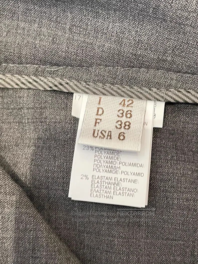 Brunello Cucinelli Brunello Cucinelli Grey Wool Casual Trousers Size 27" / US 4 / IT 40 - 4 Thumbnail