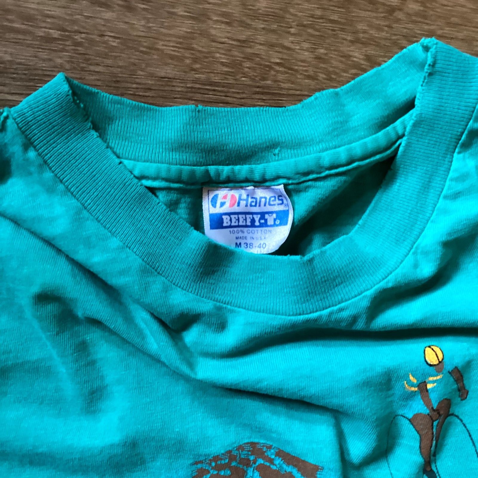 Hanes 90s Cycling Tee shirt Size US M / EU 48-50 / 2 - 5 Thumbnail