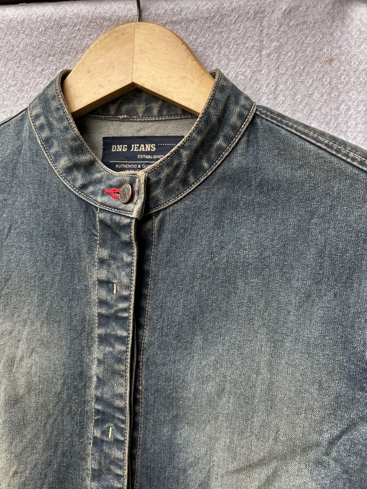 Hysteric Glamour × If Six Was Nine × Japanese Brand 90s Ong Jeans Denim Jacket Button Up Size US S / EU 44-46 / 1 - 6 Thumbnail
