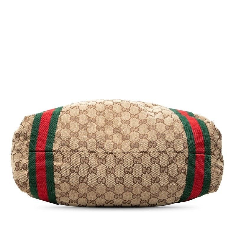 Gucci Gucci GG Canvas Tote Bag Beige Size ONE SIZE - 3 Thumbnail