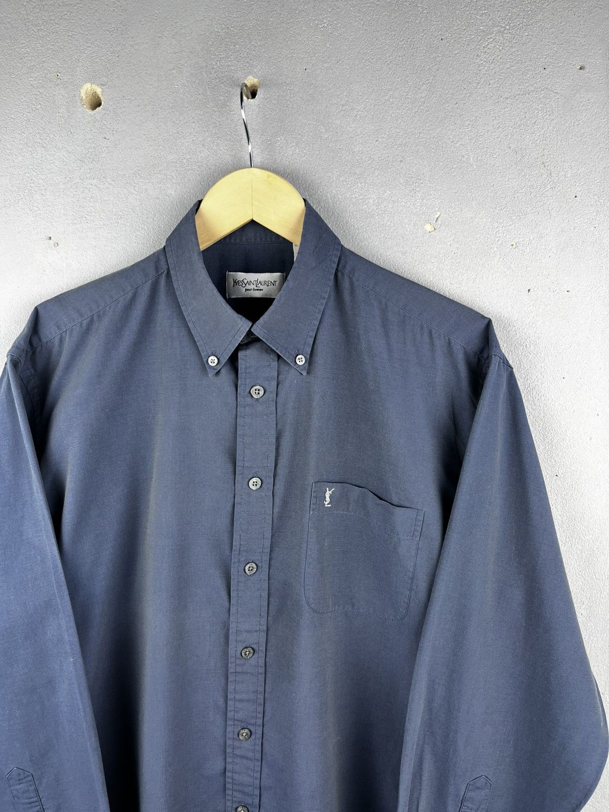 Yves Saint Laurent Ysl shirt vintage Size US M / EU 48-50 / 2 - 2 Thumbnail