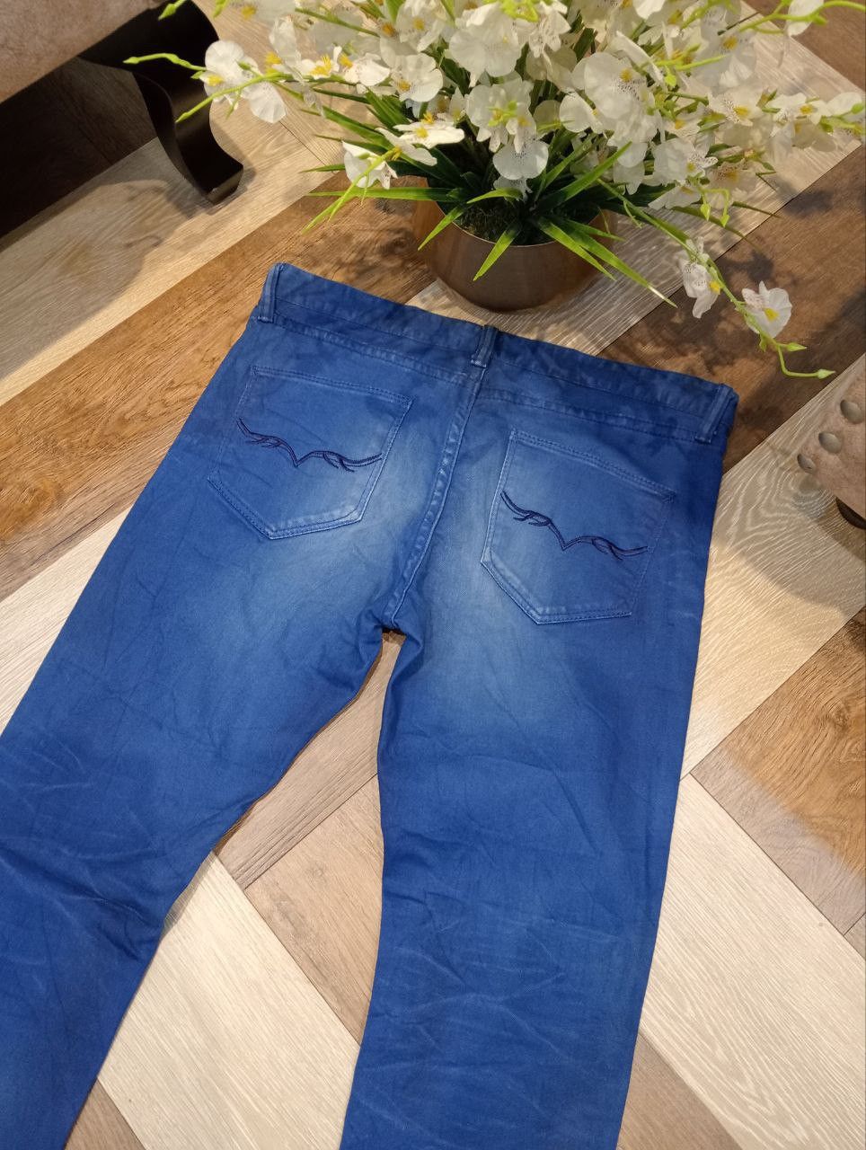 GOSTAR DE FUGA JAPANESE FUGA BLUE STRETCH JEANS Size US 34 / EU 50 - 10 Thumbnail
