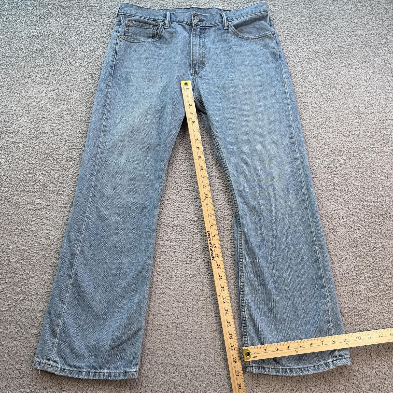 Levi's Levis 527 Bootcut Jeans Men 38x29 Light Wash Y2K Slim Size US 38 / EU 54 - 4 Thumbnail