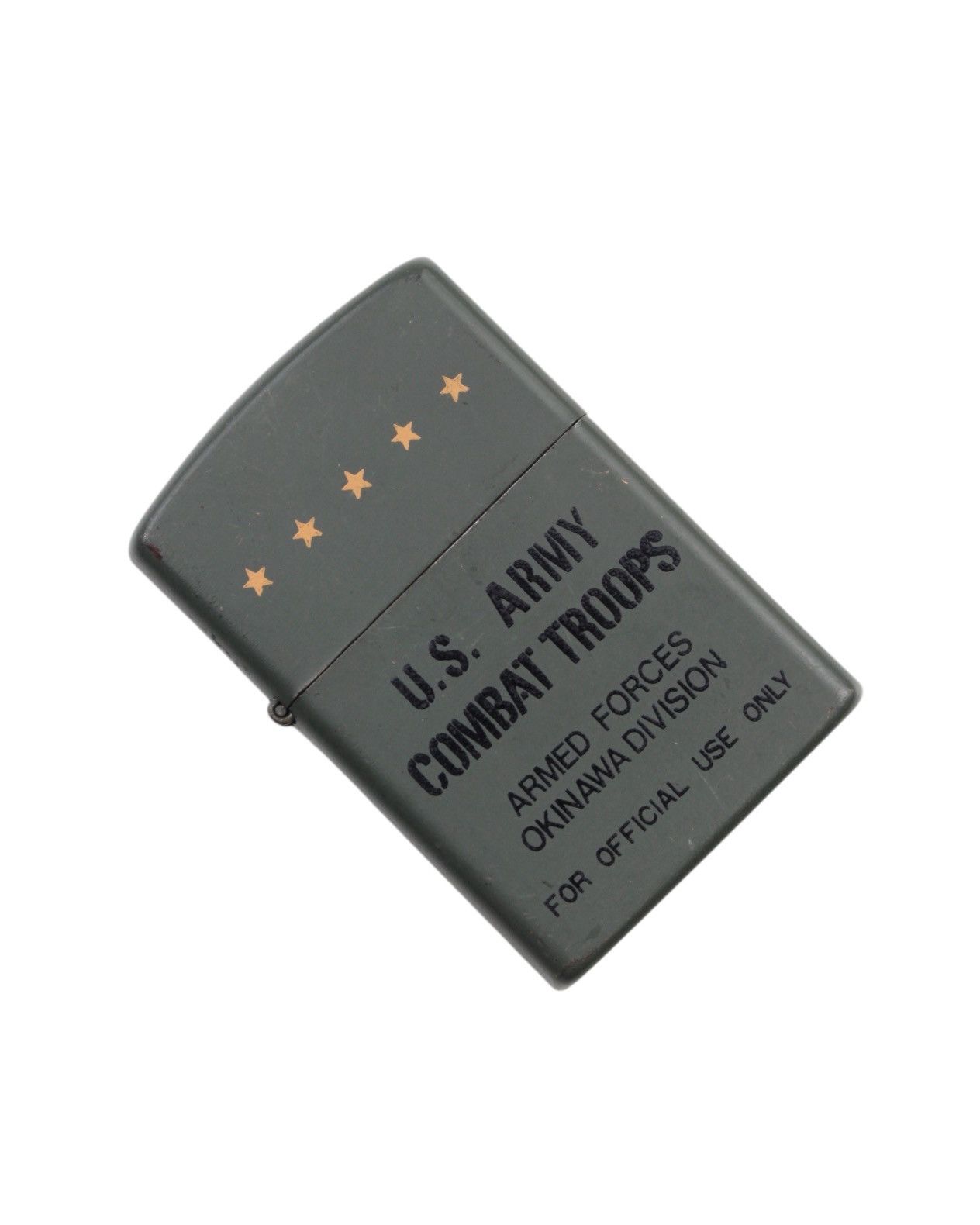 Vintage 2000S U.S.ARMY COMBAT TROOPS FORCES OKINAWA DIVISION LIGHTER Size ONE SIZE - 3 Thumbnail