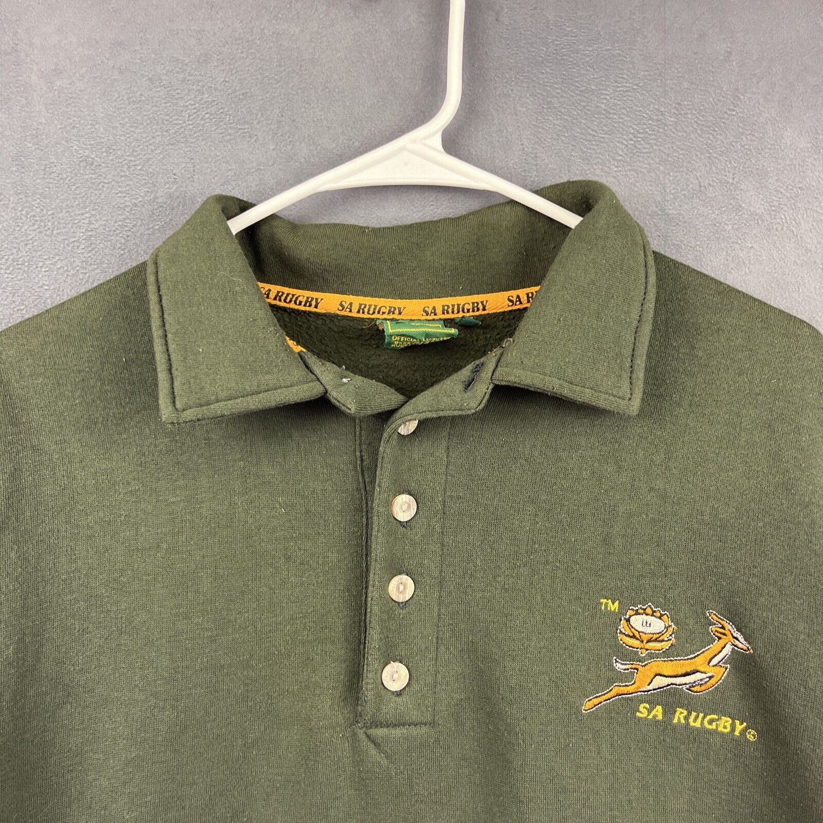 Vintage South African Rugby Pullover Sweatshirt Men Large Gazelle Size US L / EU 52-54 / 3 - 8 Thumbnail