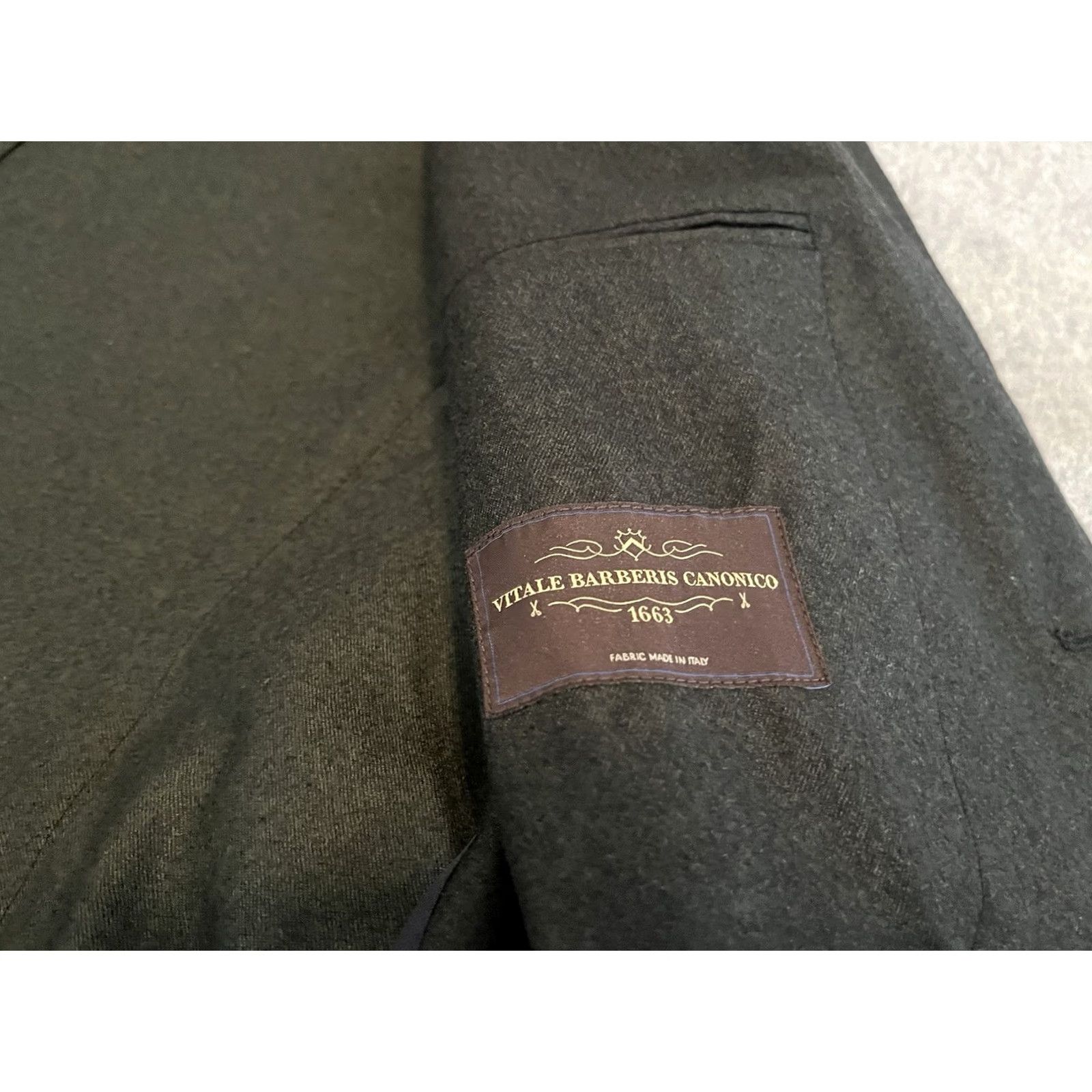 Charles Tyrwhitt Charles Tyrwhitt Blazer Sport Coat Jacket 42L Slim Fit Wool Gray 2 Button Long Coat Mens Size 42R - 4 Thumbnail