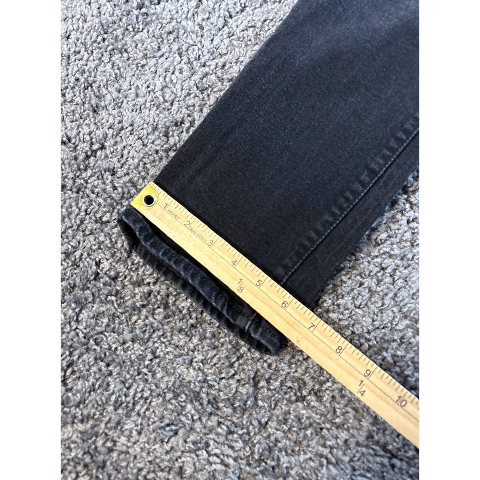 Levi's Levi's 502 Jeans Mens 34x31 Black Premium Stretch Denim Tapered Pants WaterLess Size US 34 / EU 50 - 3 Thumbnail