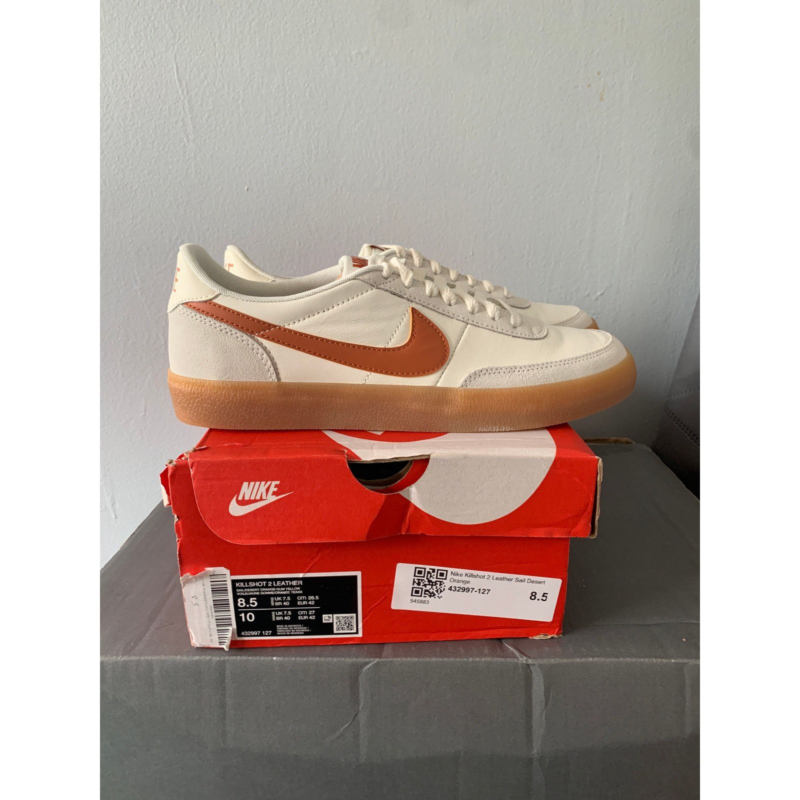Nike Nike Killshot 2 Leather Sail Desert Orange Size 8.5 NEW Size US 8.5 / EU 41-42 - 1 Thumbnail